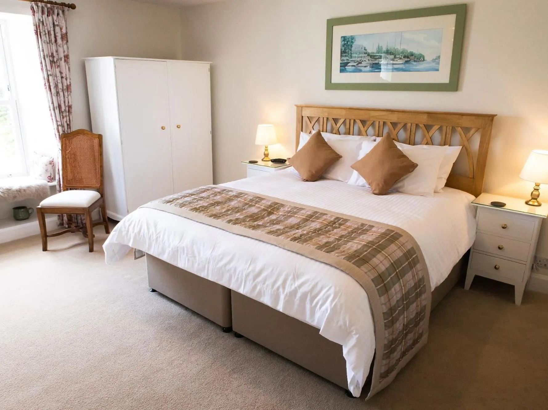 Bedroom, Bed in Pengelly Farmhouse B&B