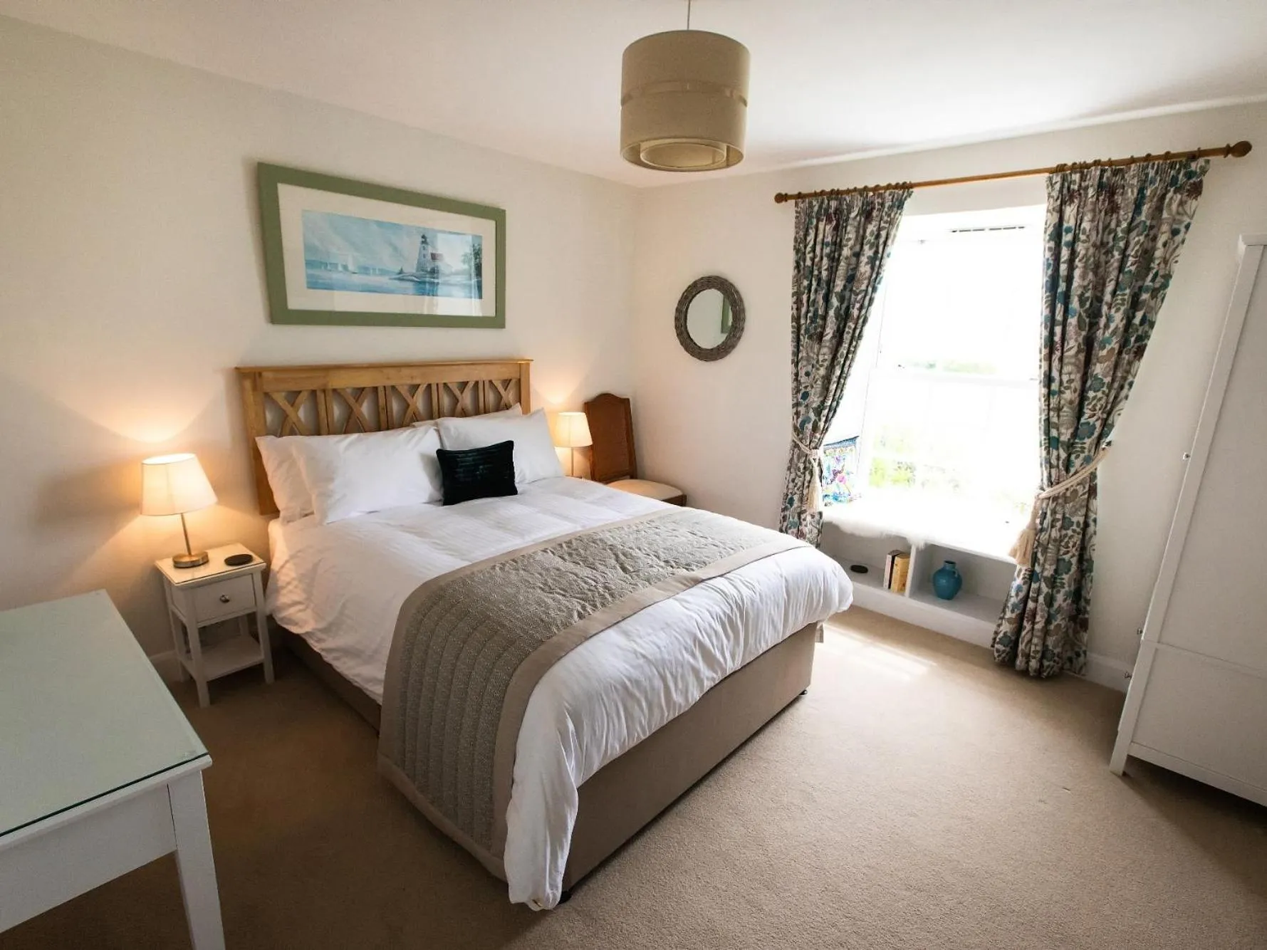 Bedroom, Bed in Pengelly Farmhouse B&B