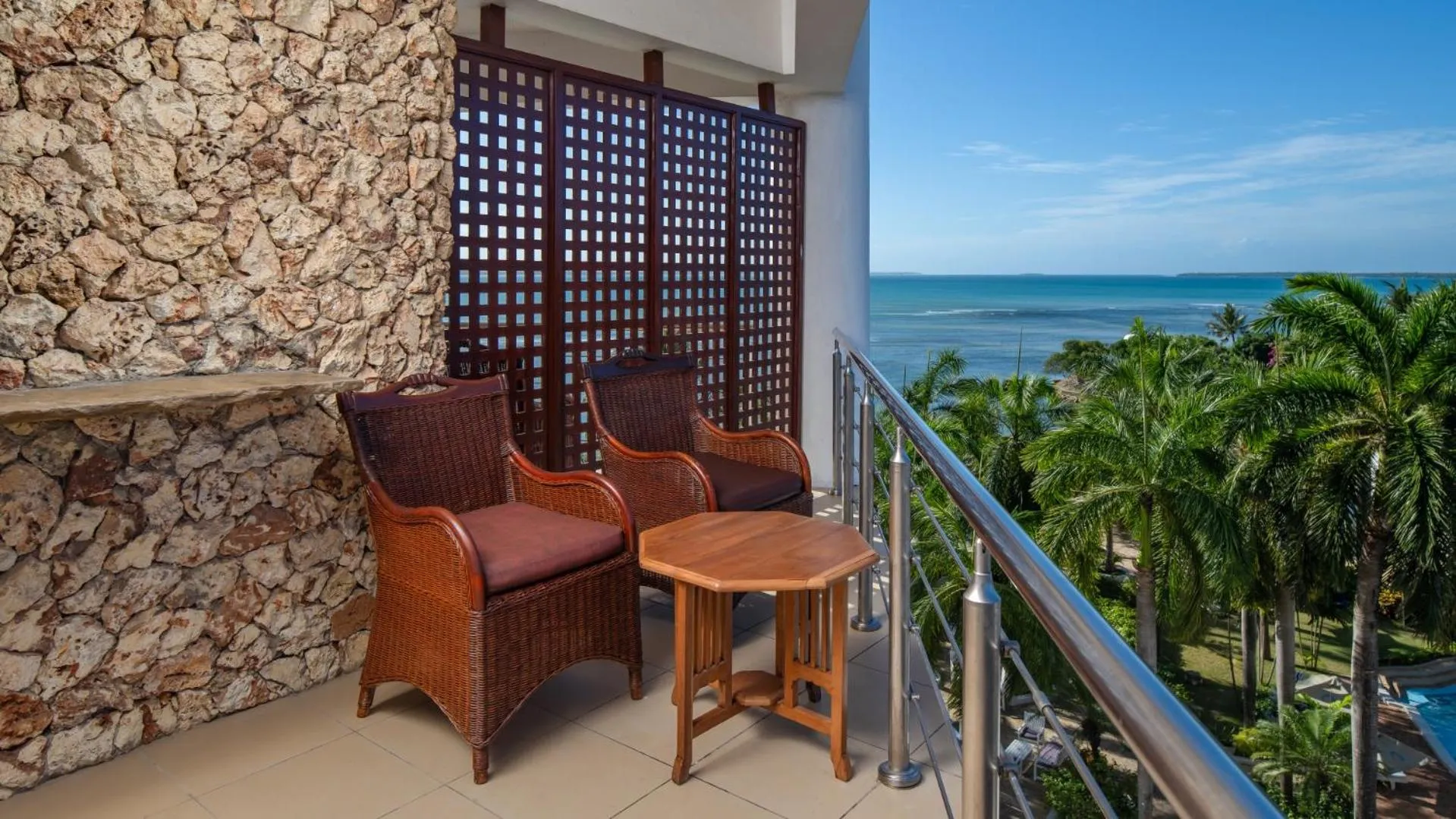 Balcony/Terrace in Coral Beach Hotel Dar Es Salaam