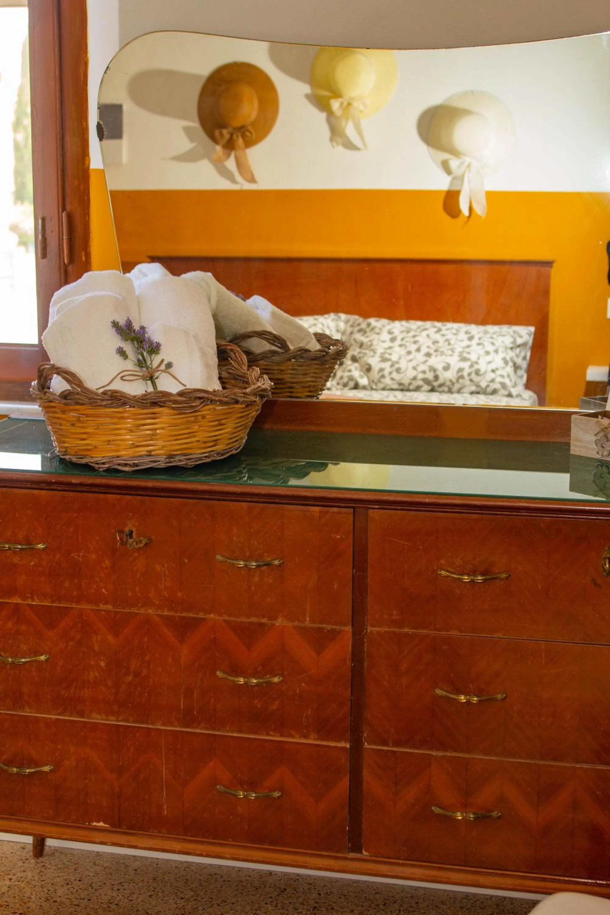 Decorative detail in La bicicletta Rossa B&B