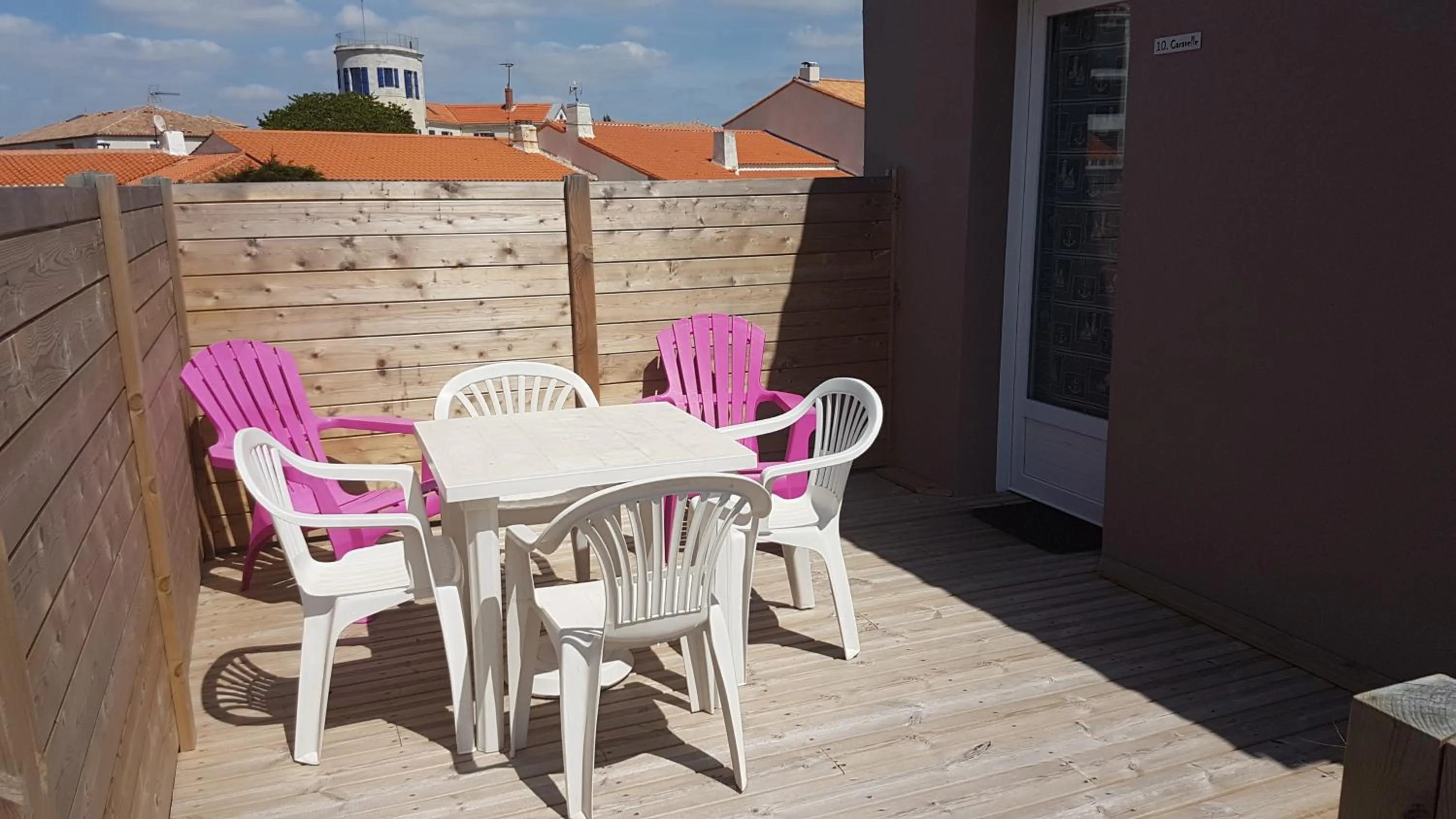 Balcony/Terrace in La Vigie Vacances