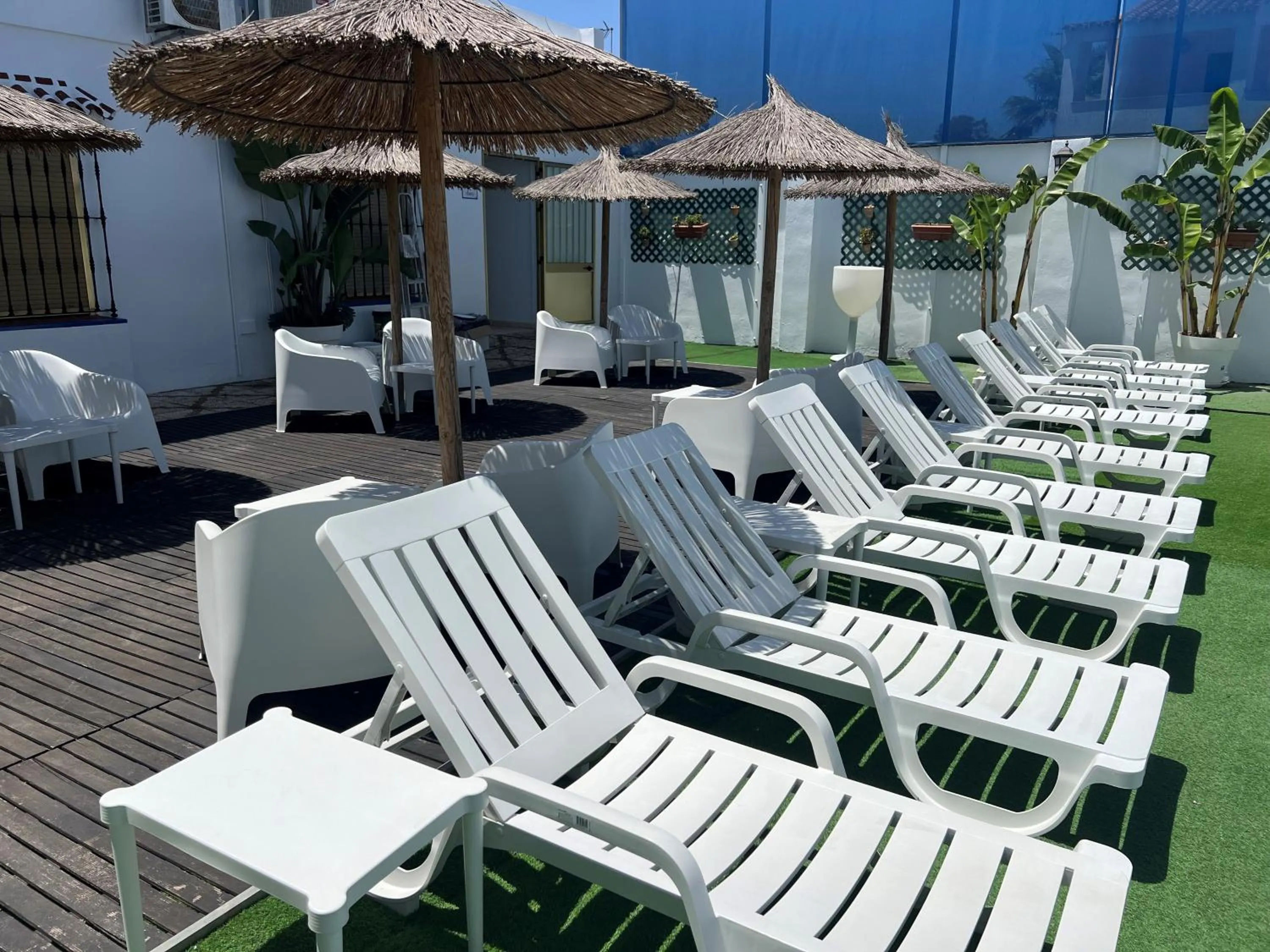 Patio in Hotel Matalascañas