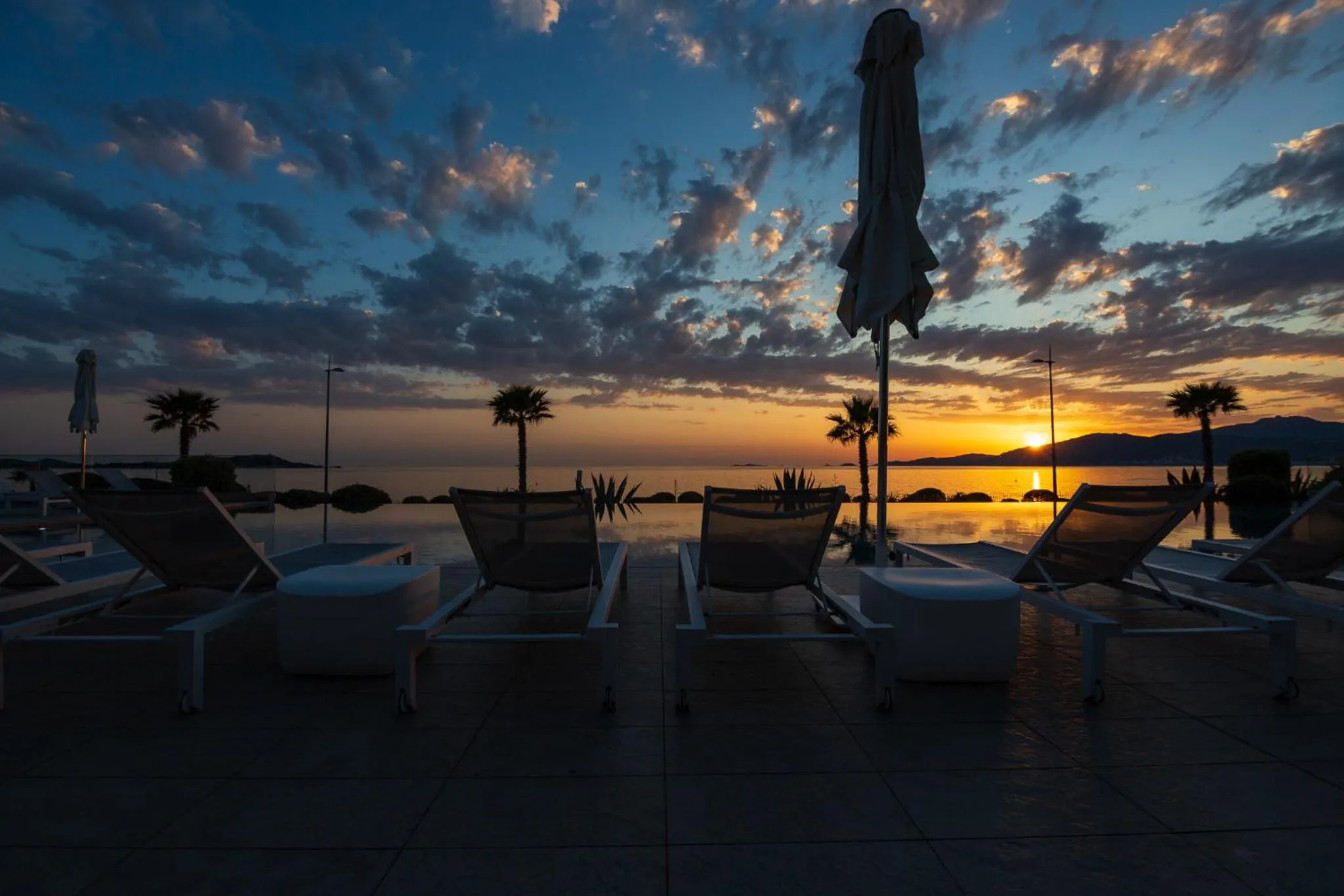 Pool view in Radisson Blu Resort & Spa, Ajaccio Bay
