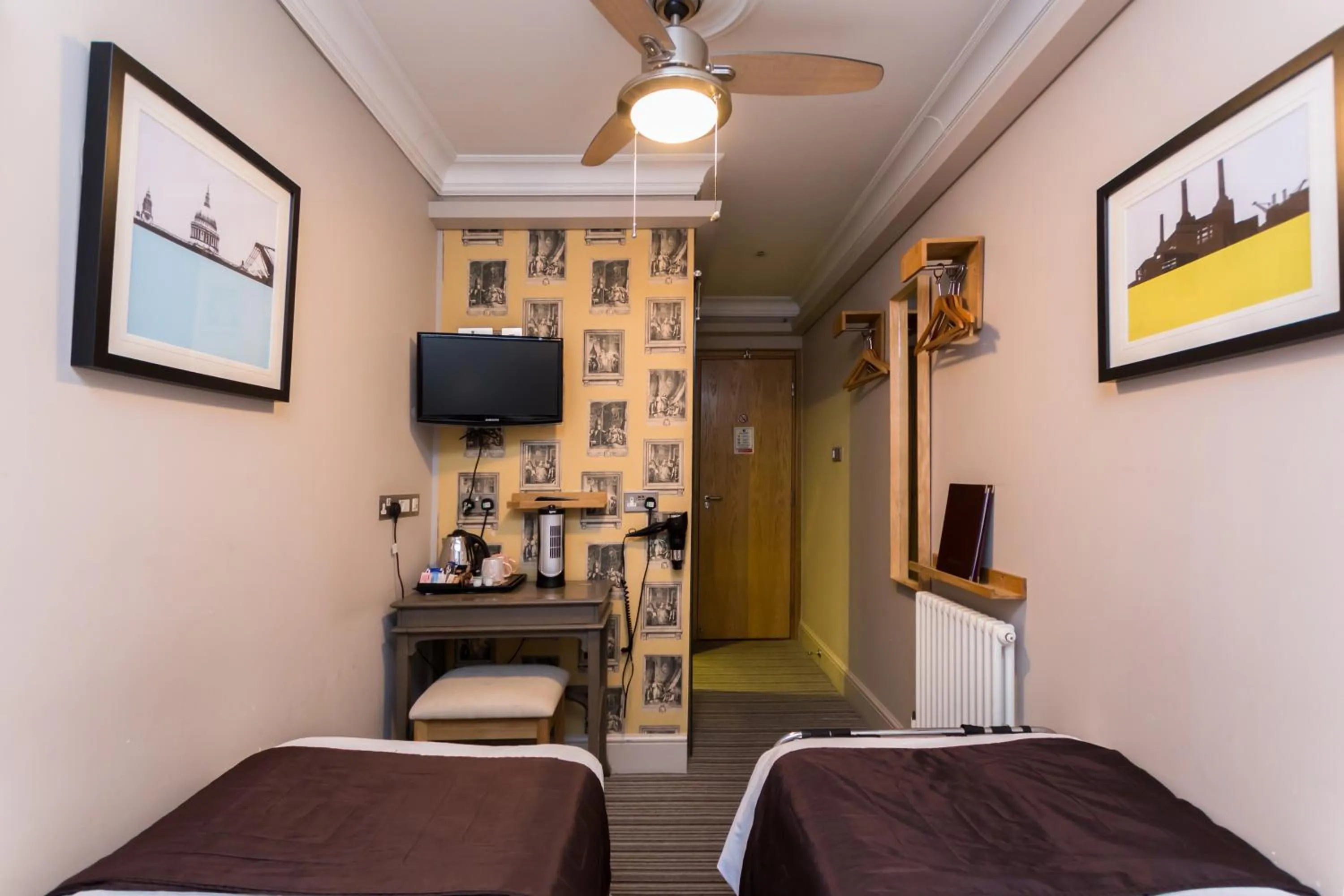 Photo of the whole room, Bed in Arosfa Hotel London by Compass Hospitality