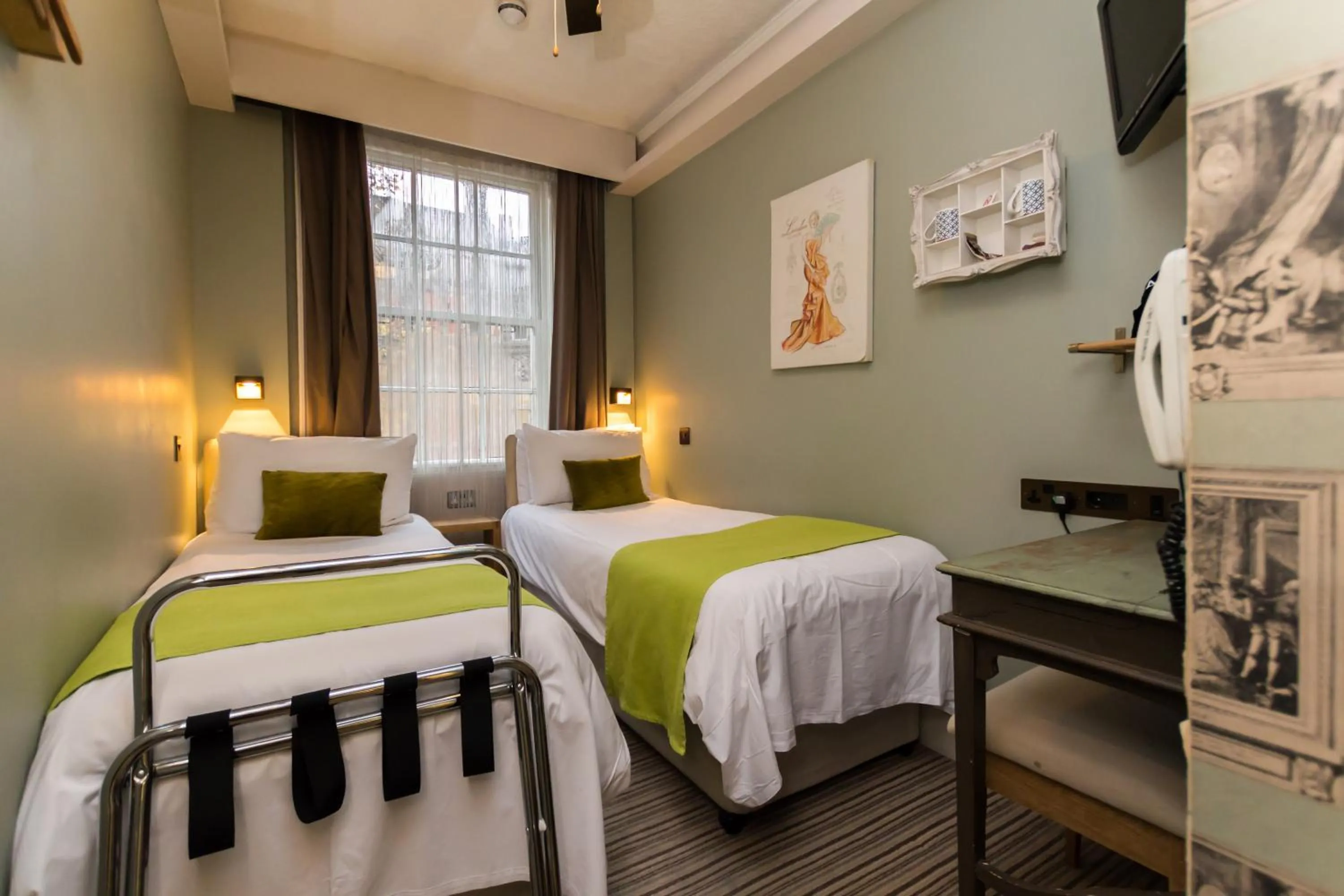 Bedroom, Bed in Arosfa Hotel London by Compass Hospitality