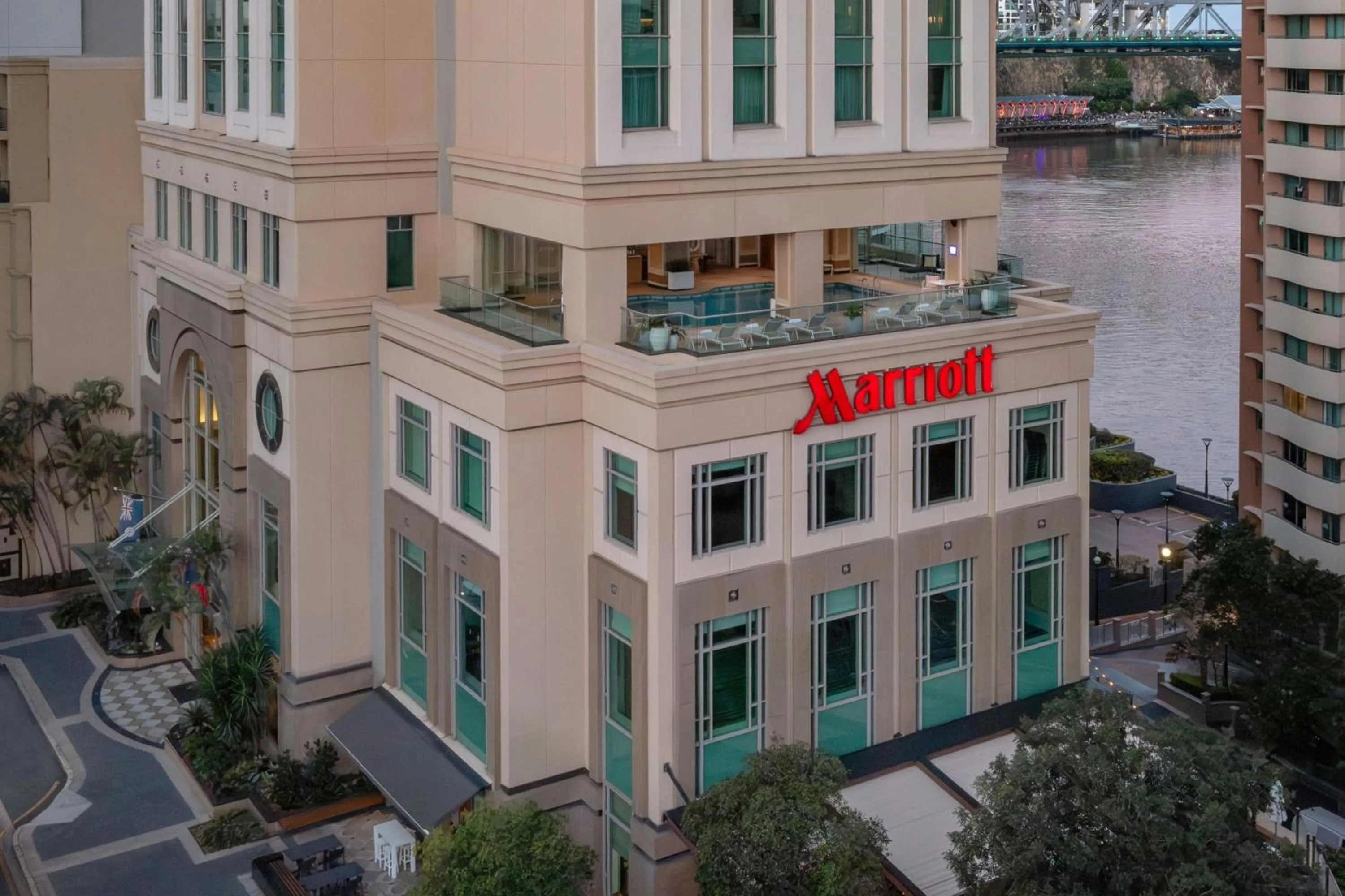 View (from property/room) in Brisbane Marriott Hotel