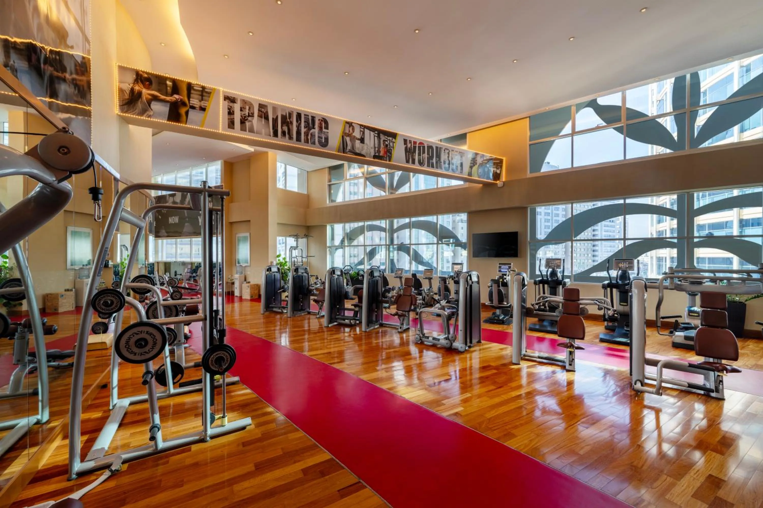 Fitness centre/facilities in Grand Millennium Al Wahda Executive Apartments