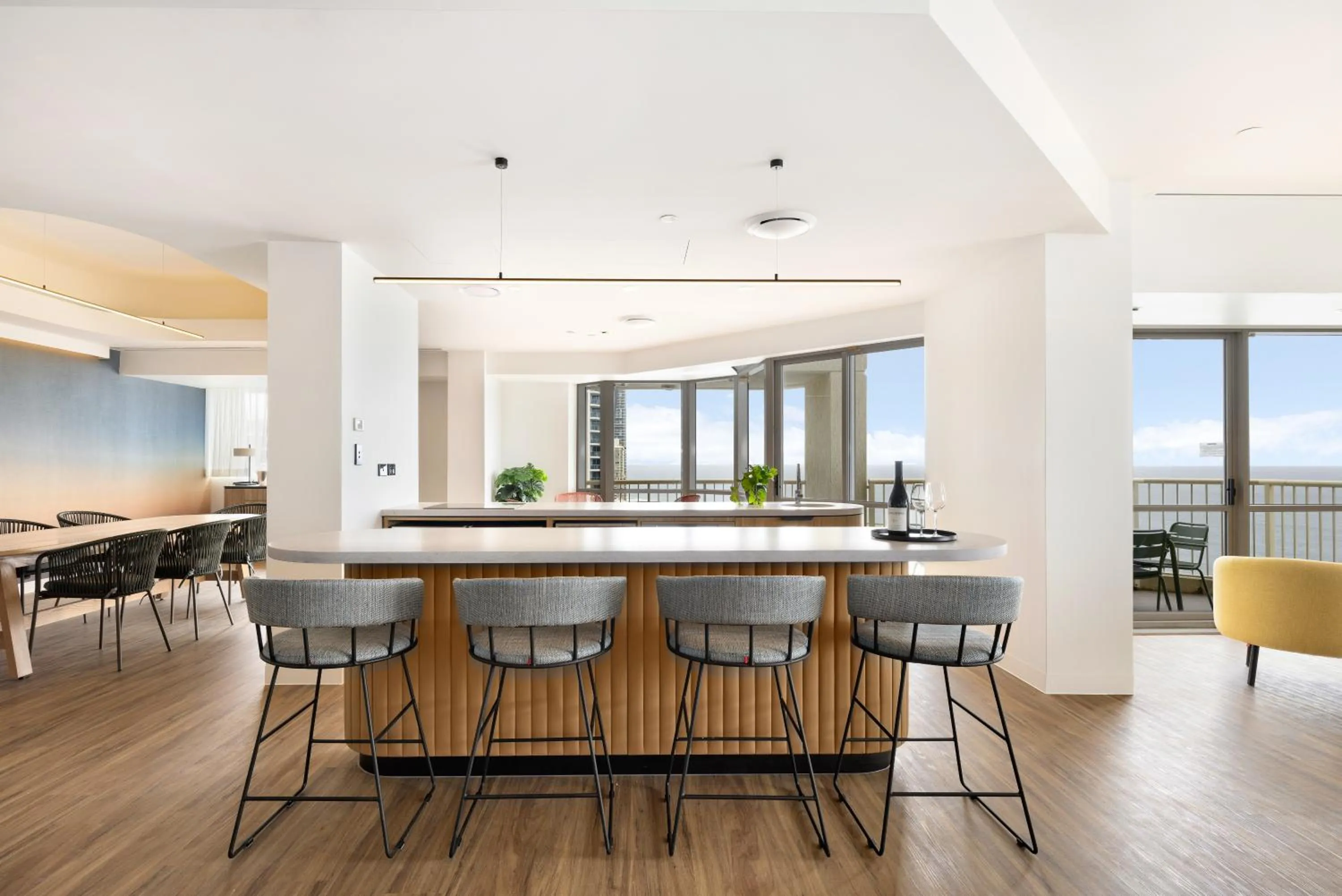 Seating area in Novotel Surfers Paradise