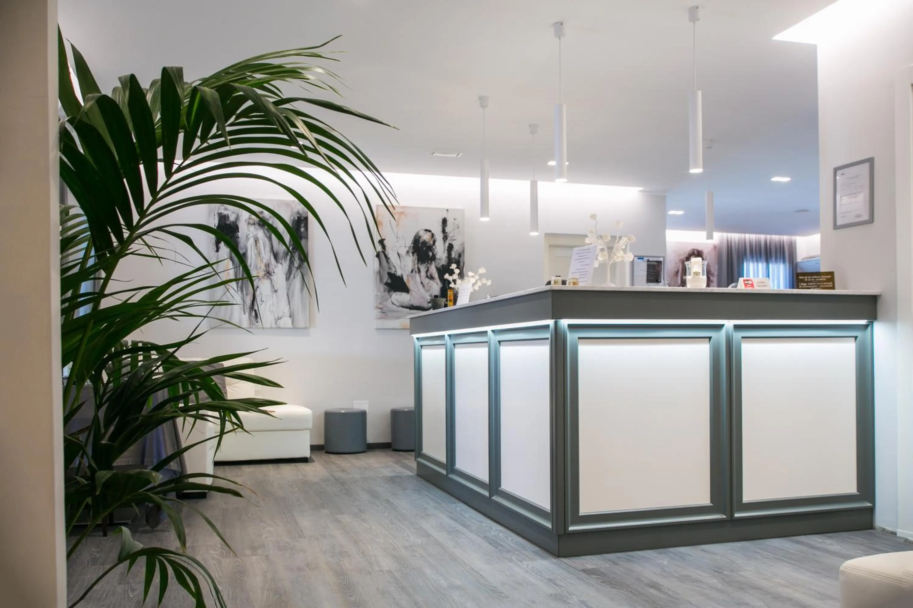 Lobby or reception in Hotel La Torraccia