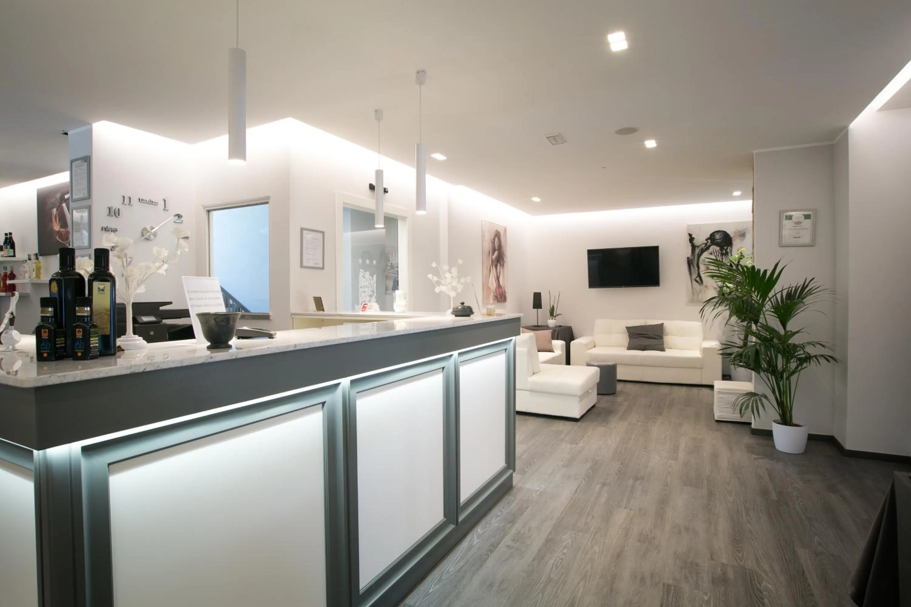 Lobby or reception in Hotel La Torraccia