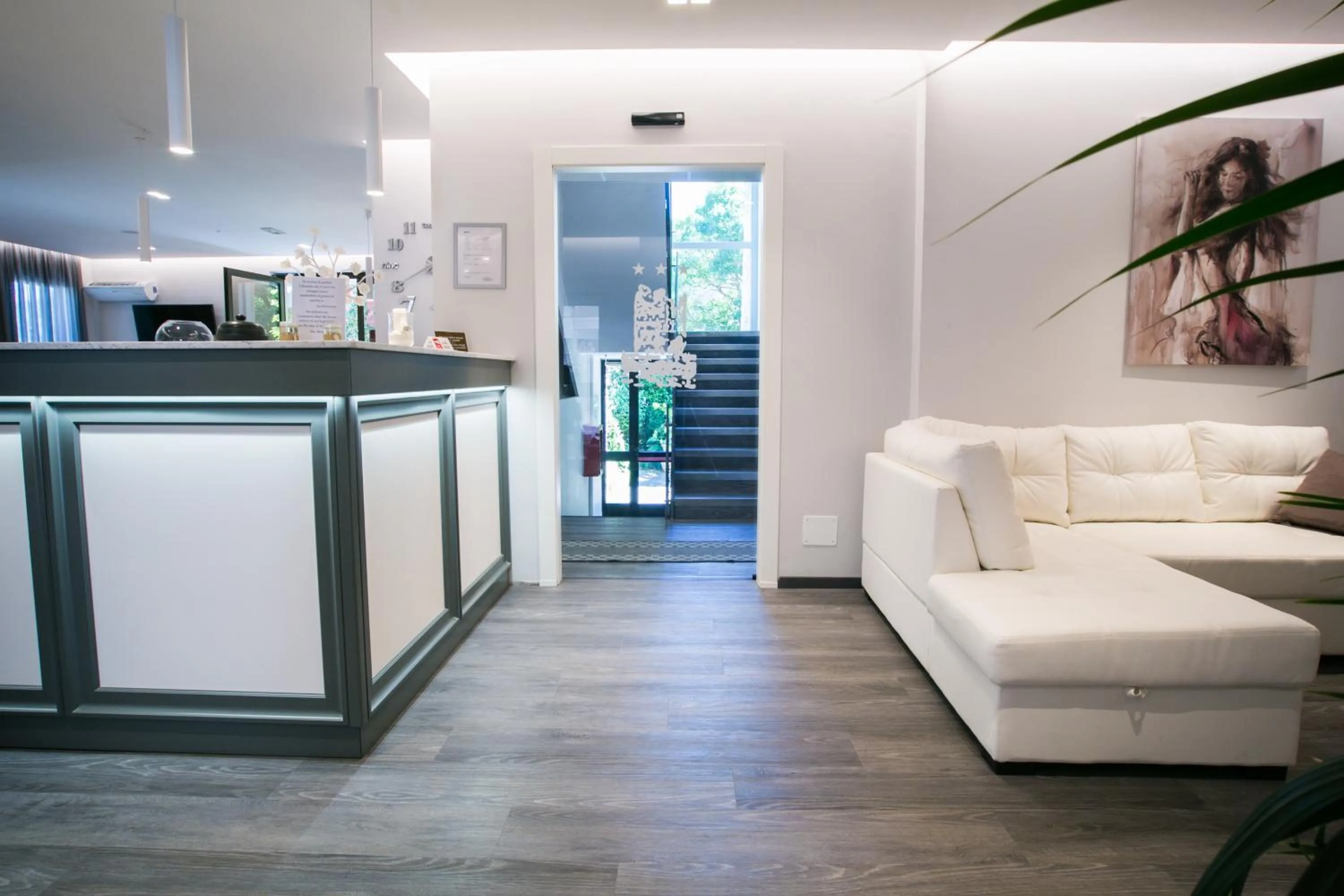 Lobby or reception in Hotel La Torraccia