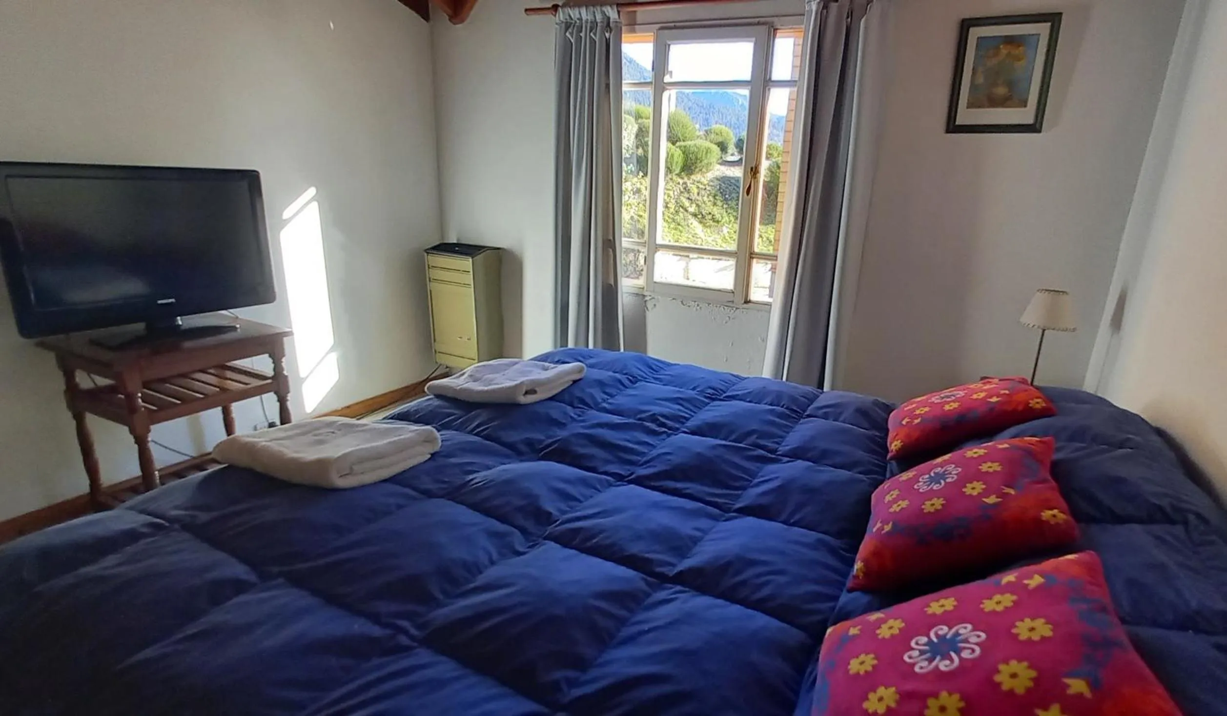 Bed in Cabañas Del Lacar