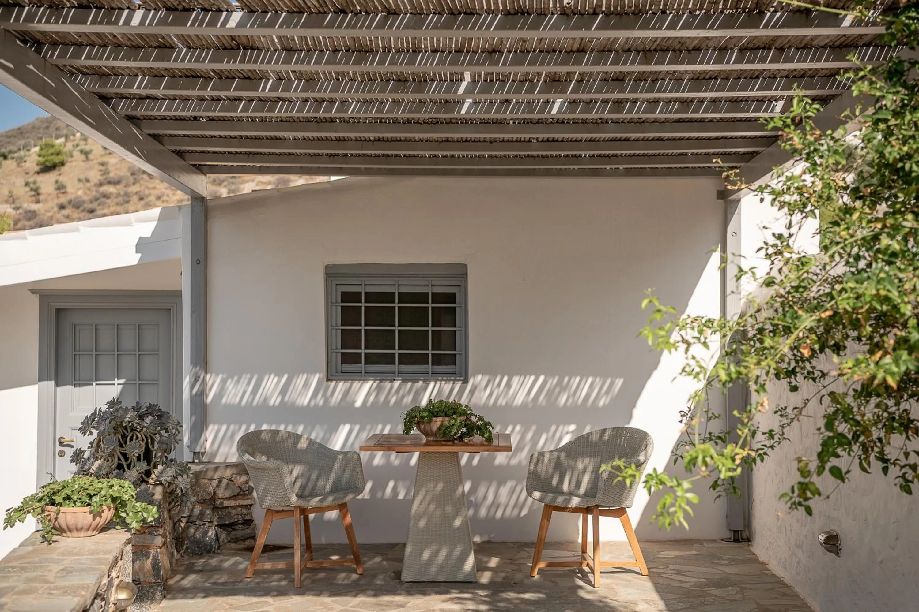 Patio in Bellevalia Hydra