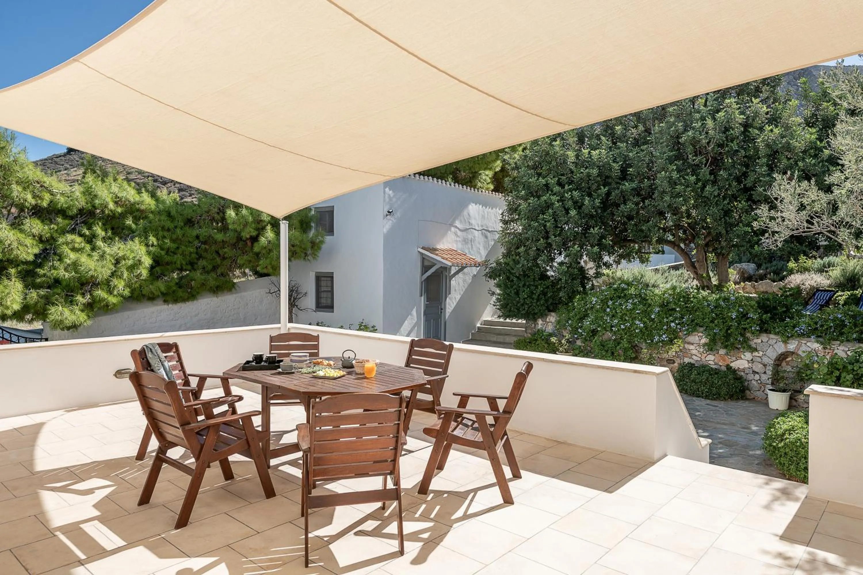 Garden in Bellevalia Hydra