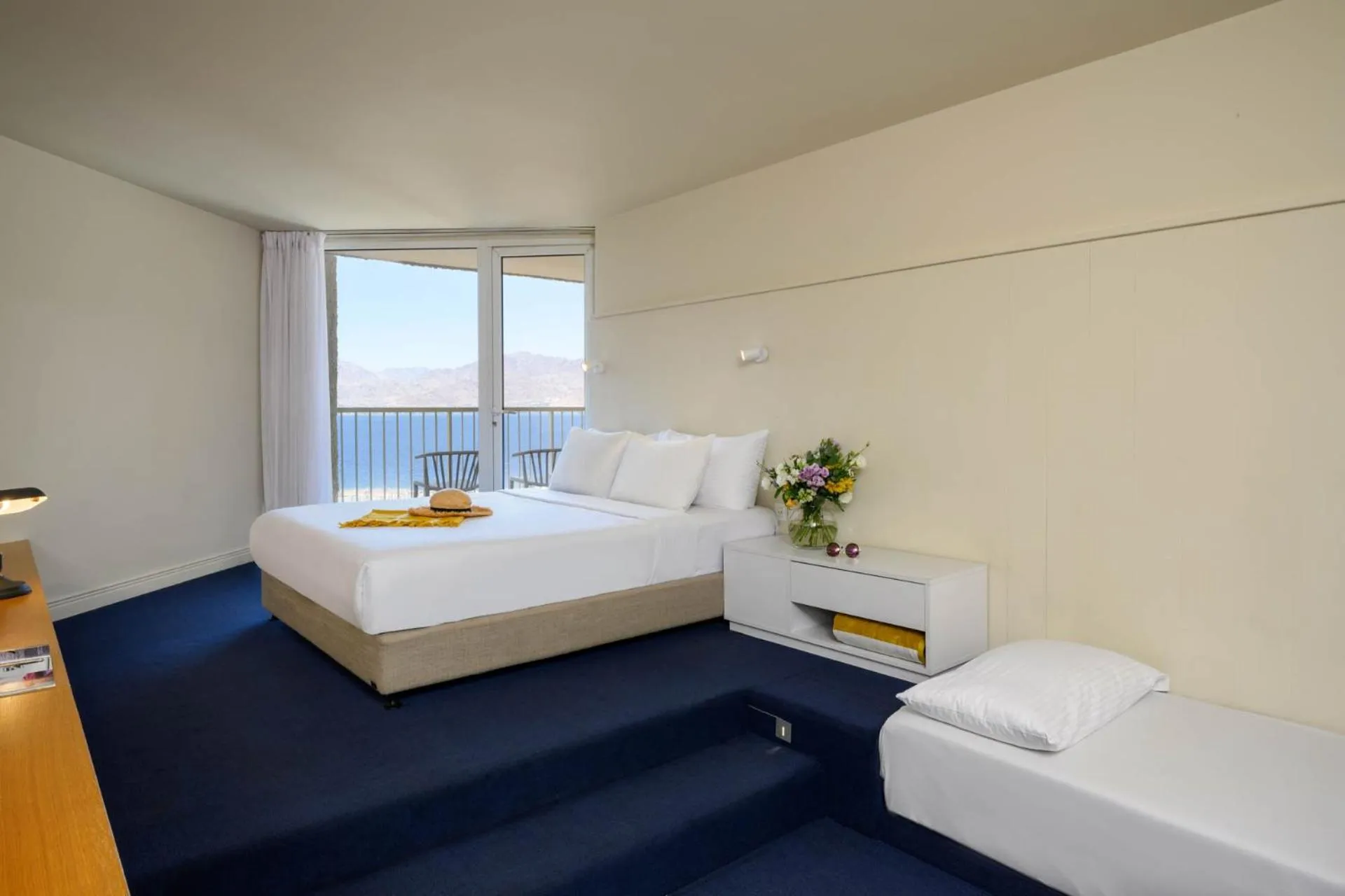 Deluxe Tower Room with Sea View in U Coral Beach Club Eilat – Ultra All inclusive