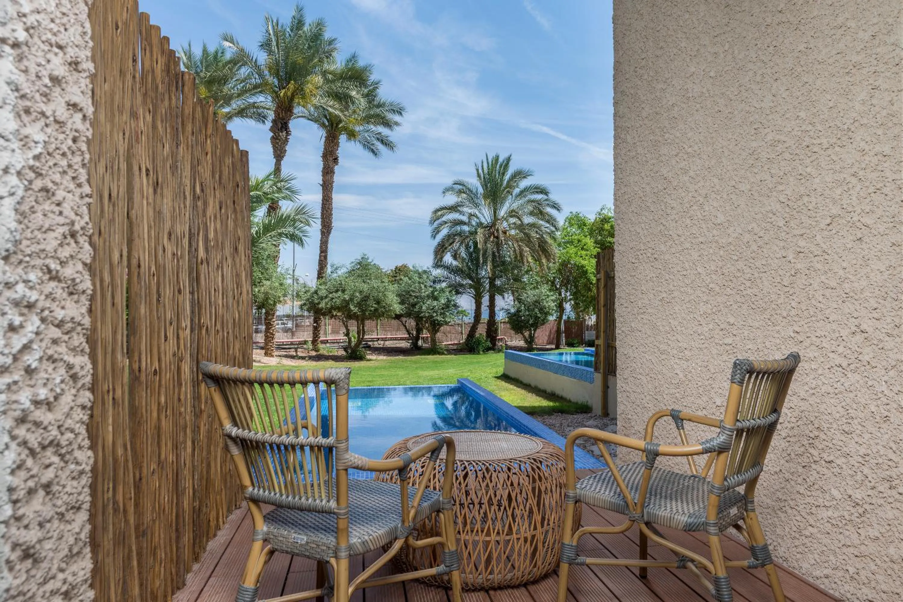 Pool view in U Coral Beach Club Eilat – Ultra All inclusive