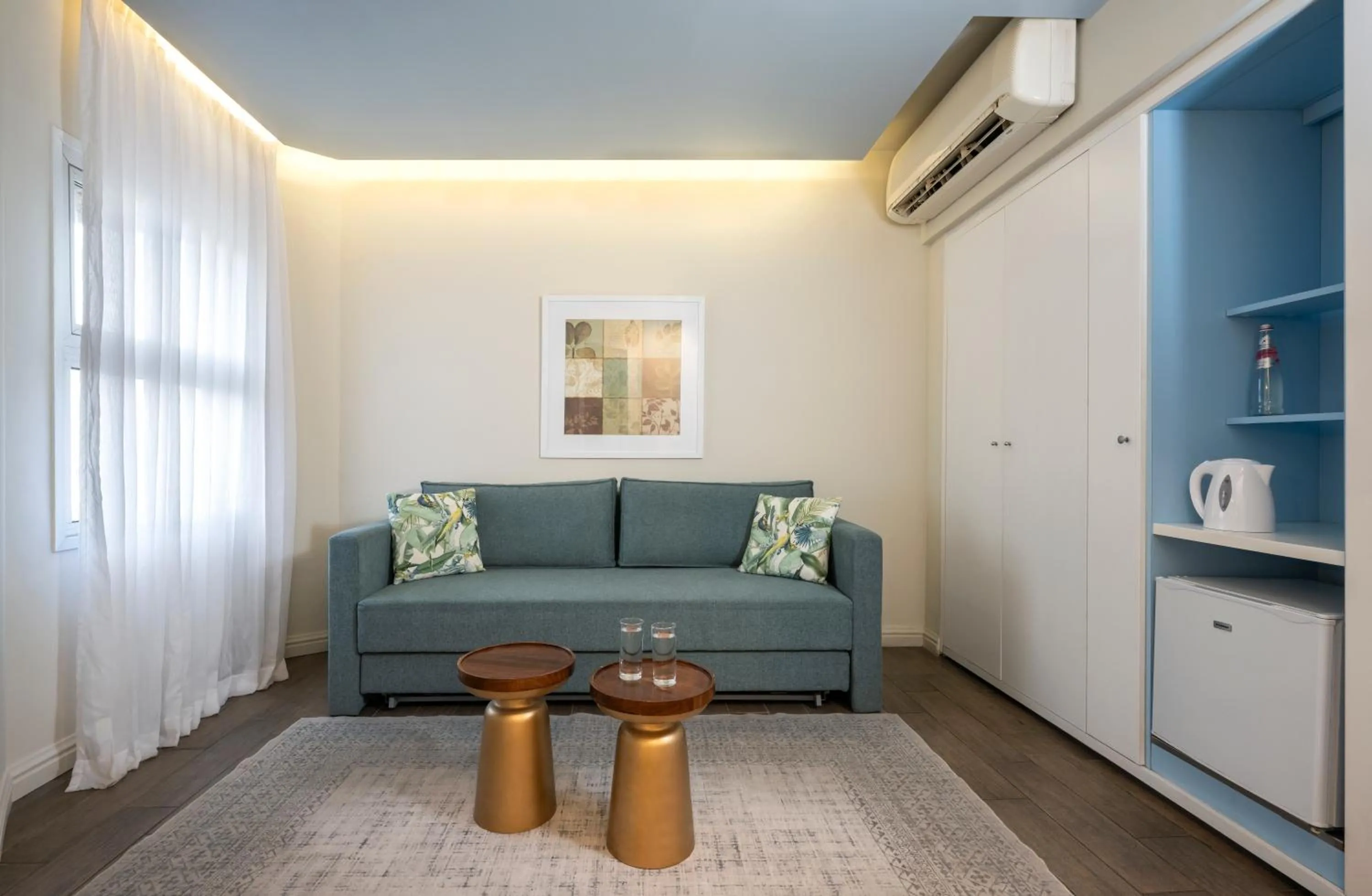 Seating area in U Coral Beach Club Eilat – Ultra All inclusive