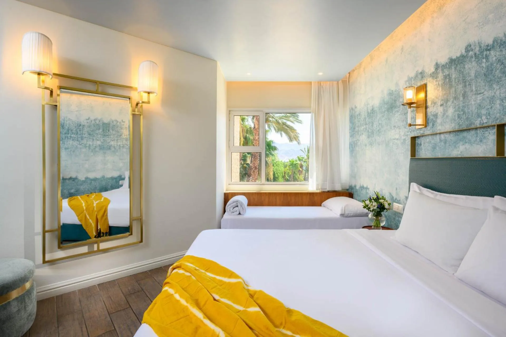 Bed in U Coral Beach Club Eilat – Ultra All inclusive