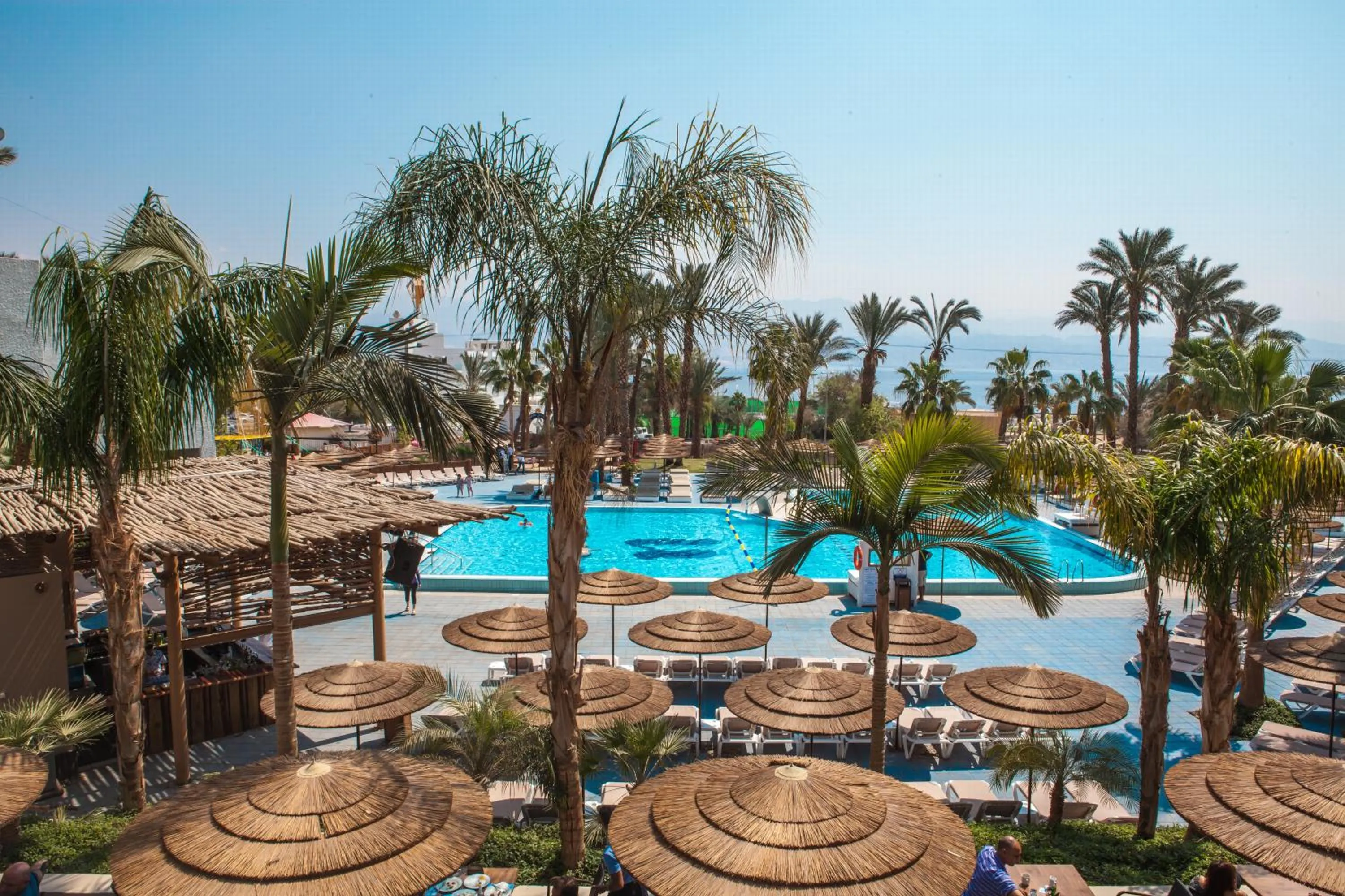 Balcony/Terrace in U Coral Beach Club Eilat – Ultra All inclusive
