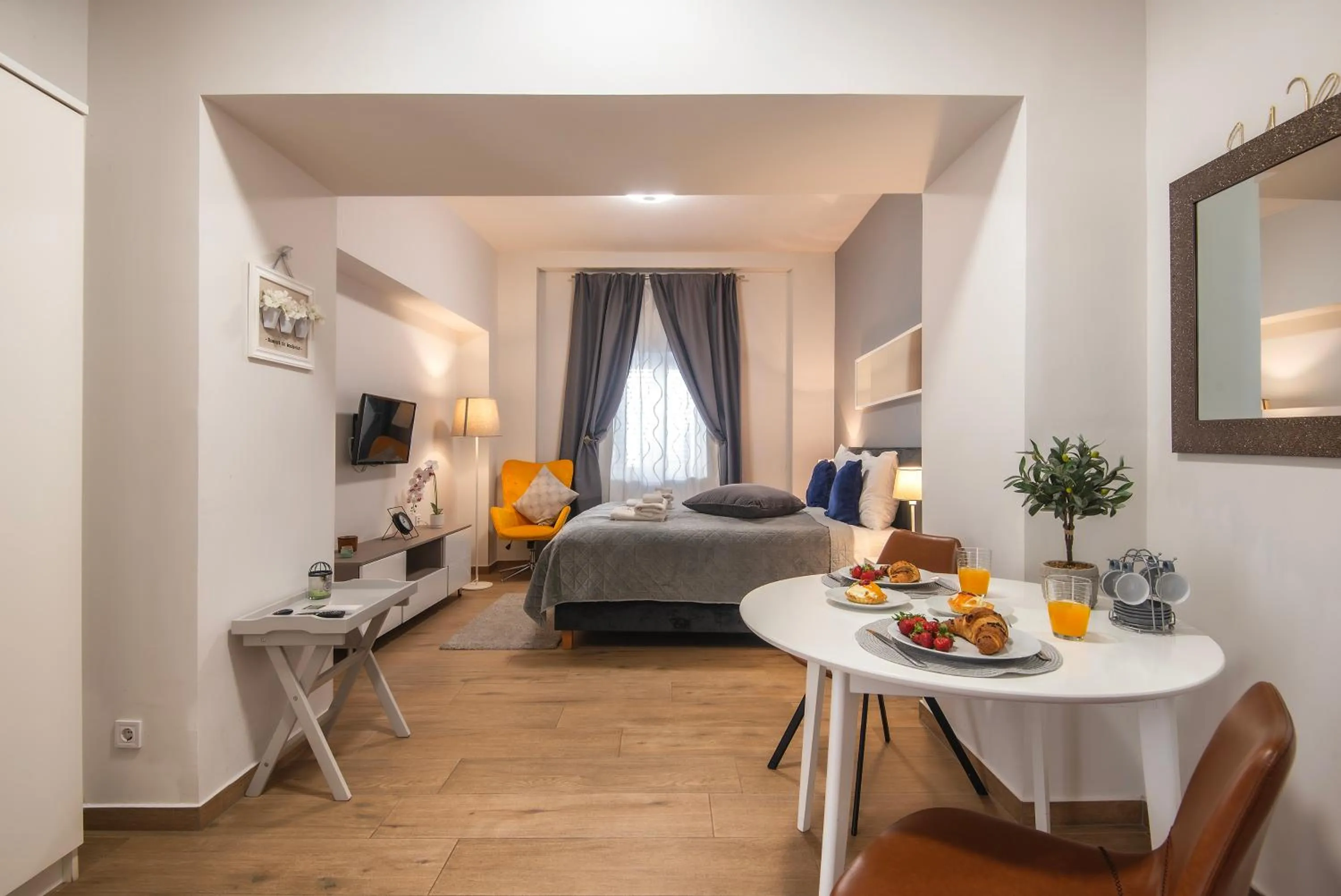 Coffee/tea facilities, Bed in D&A Amphitheatre Apartments with free parking