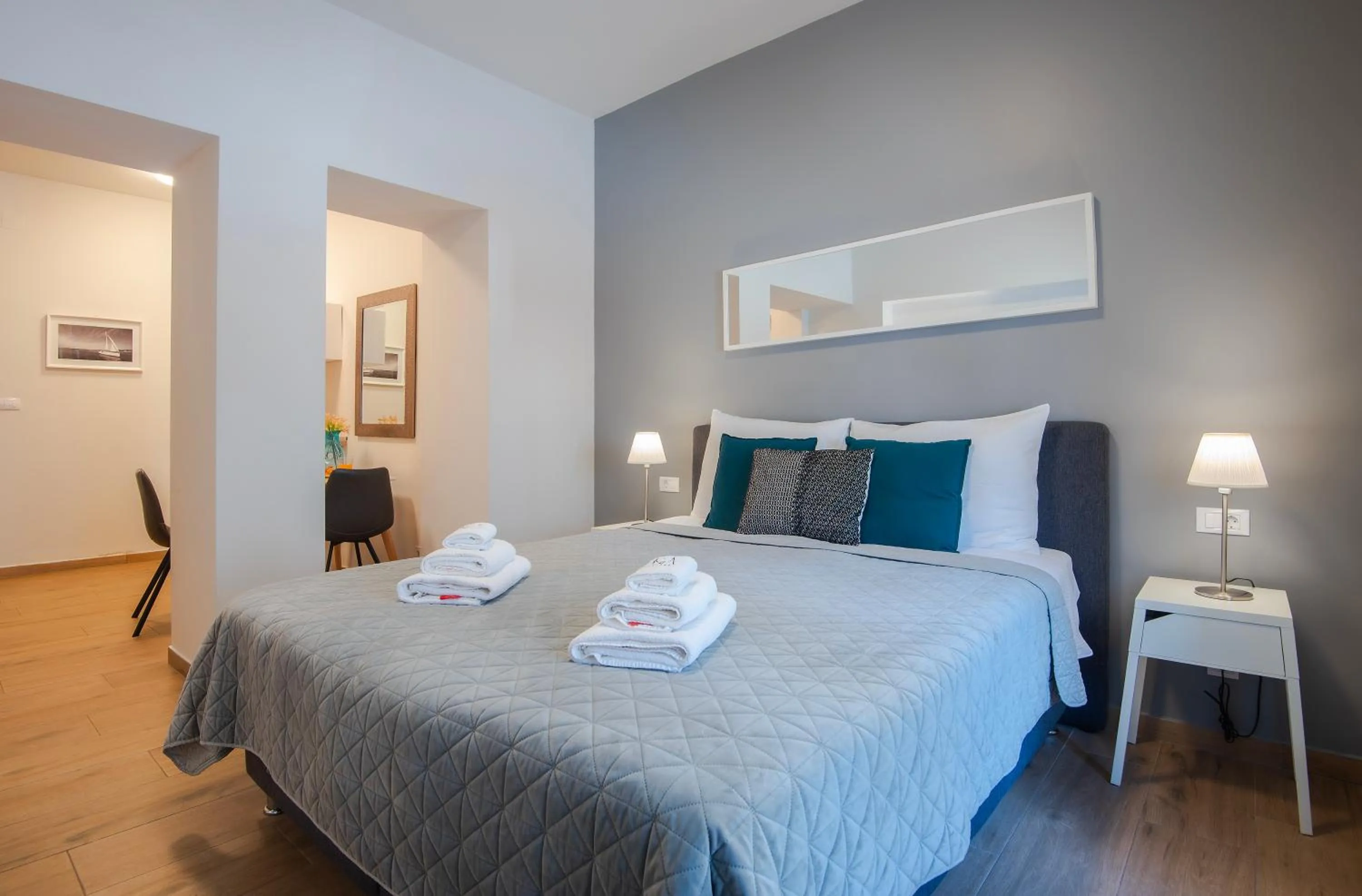 Bed in D&A Amphitheatre Apartments with free parking