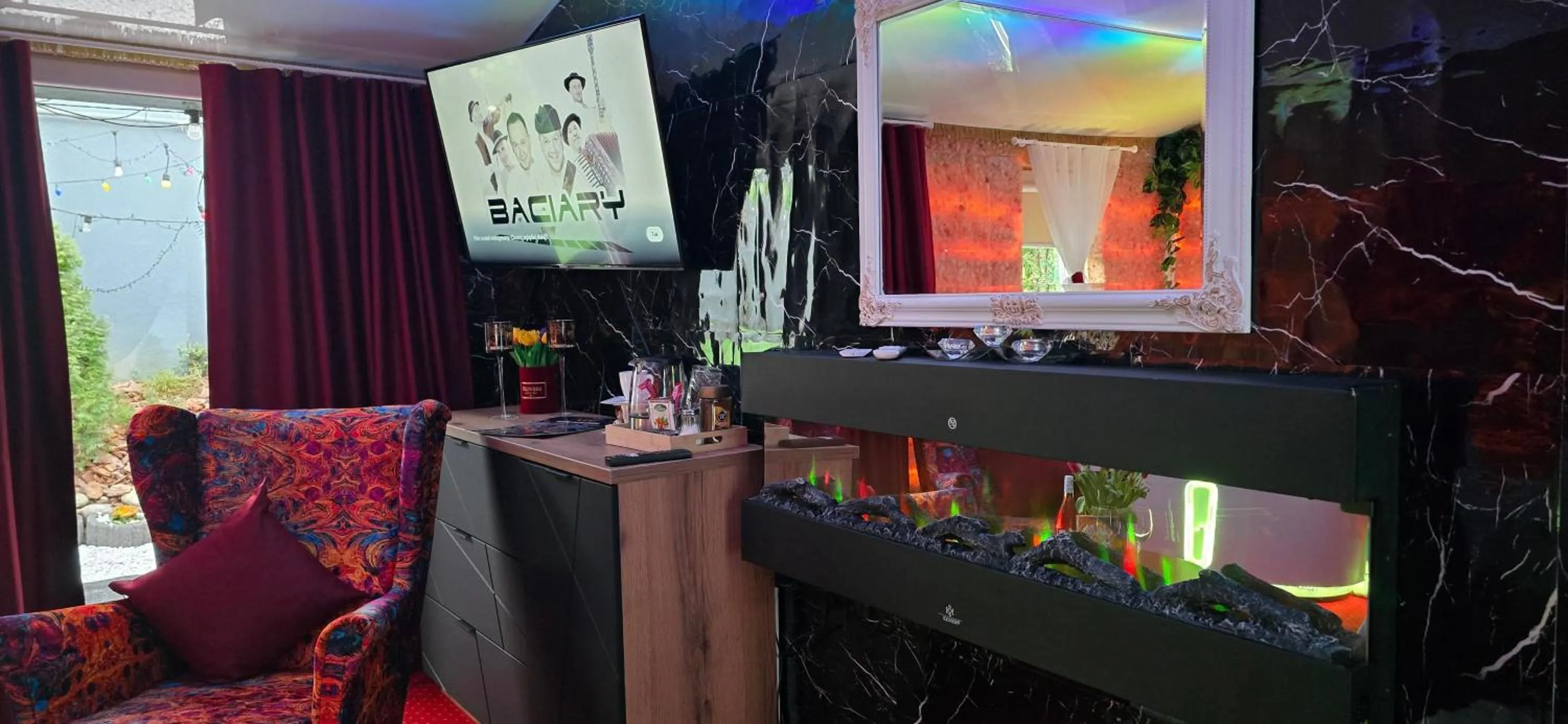 Communal lounge/ TV room in ZAJAZD ALBATROS Rzeszów SPA