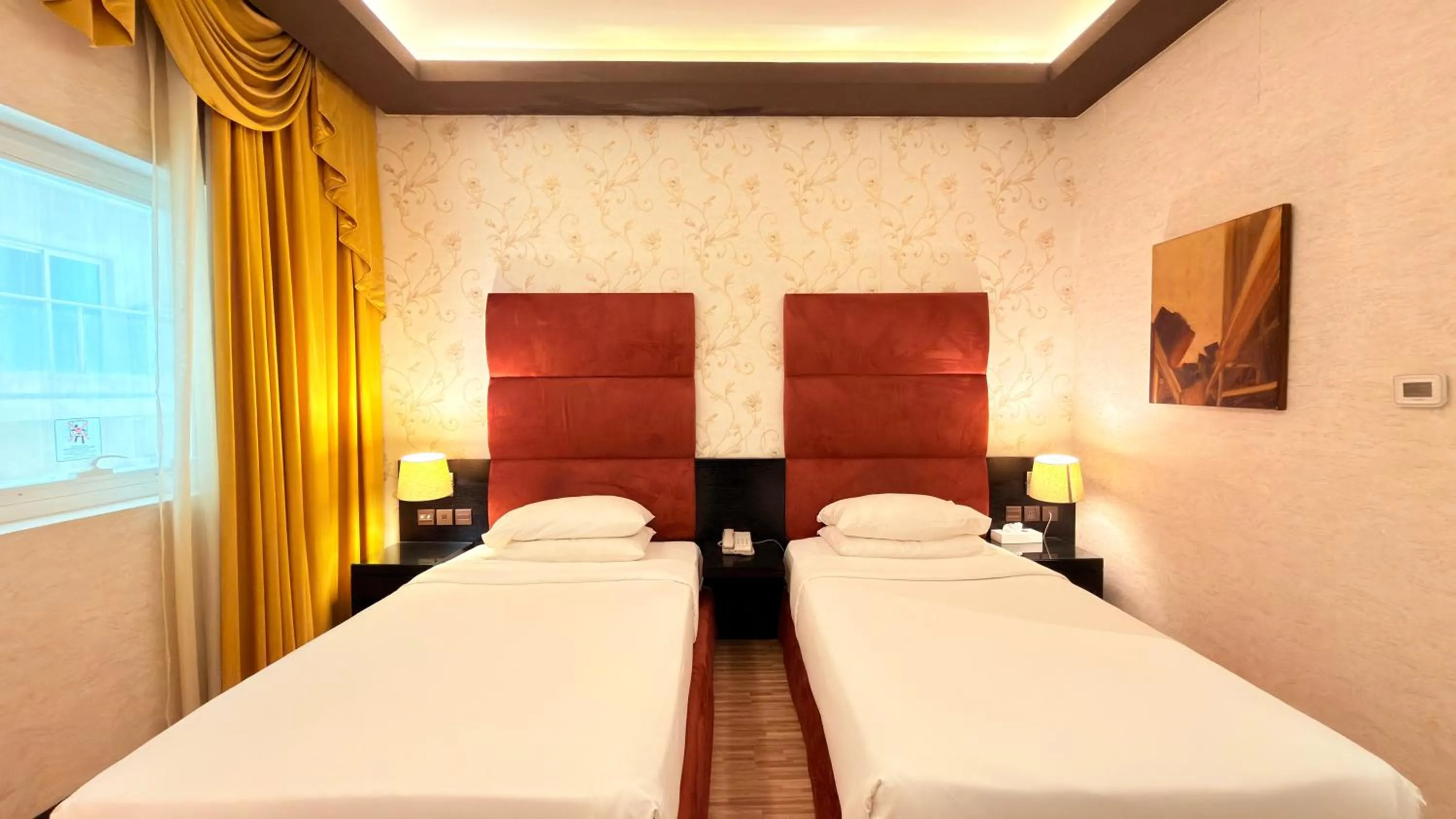 Bed in Sunday Mangrove Corniche Hotel, Ras Al Khaimah