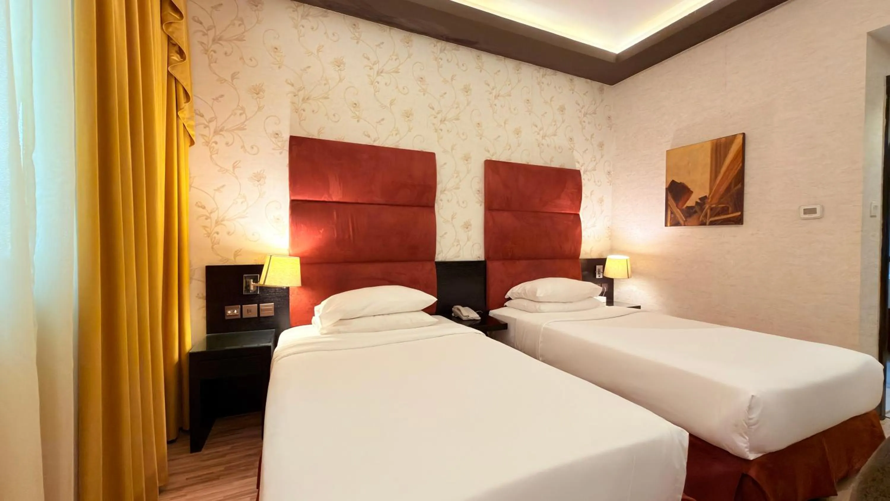 Bed in Sunday Mangrove Corniche Hotel, Ras Al Khaimah