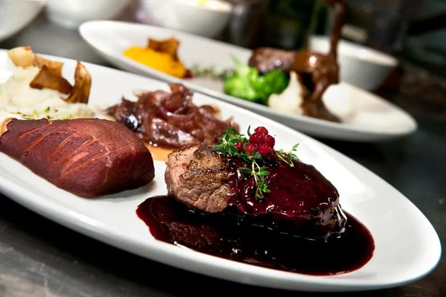 Dinner in Sølvgarden Hotel