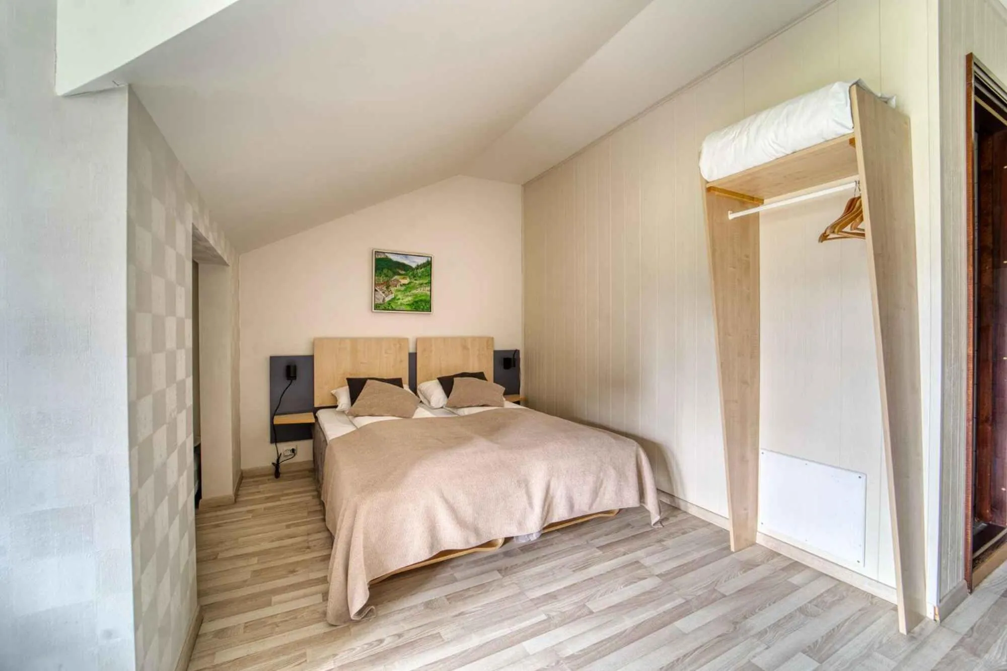 Bed in Sølvgarden Hotel