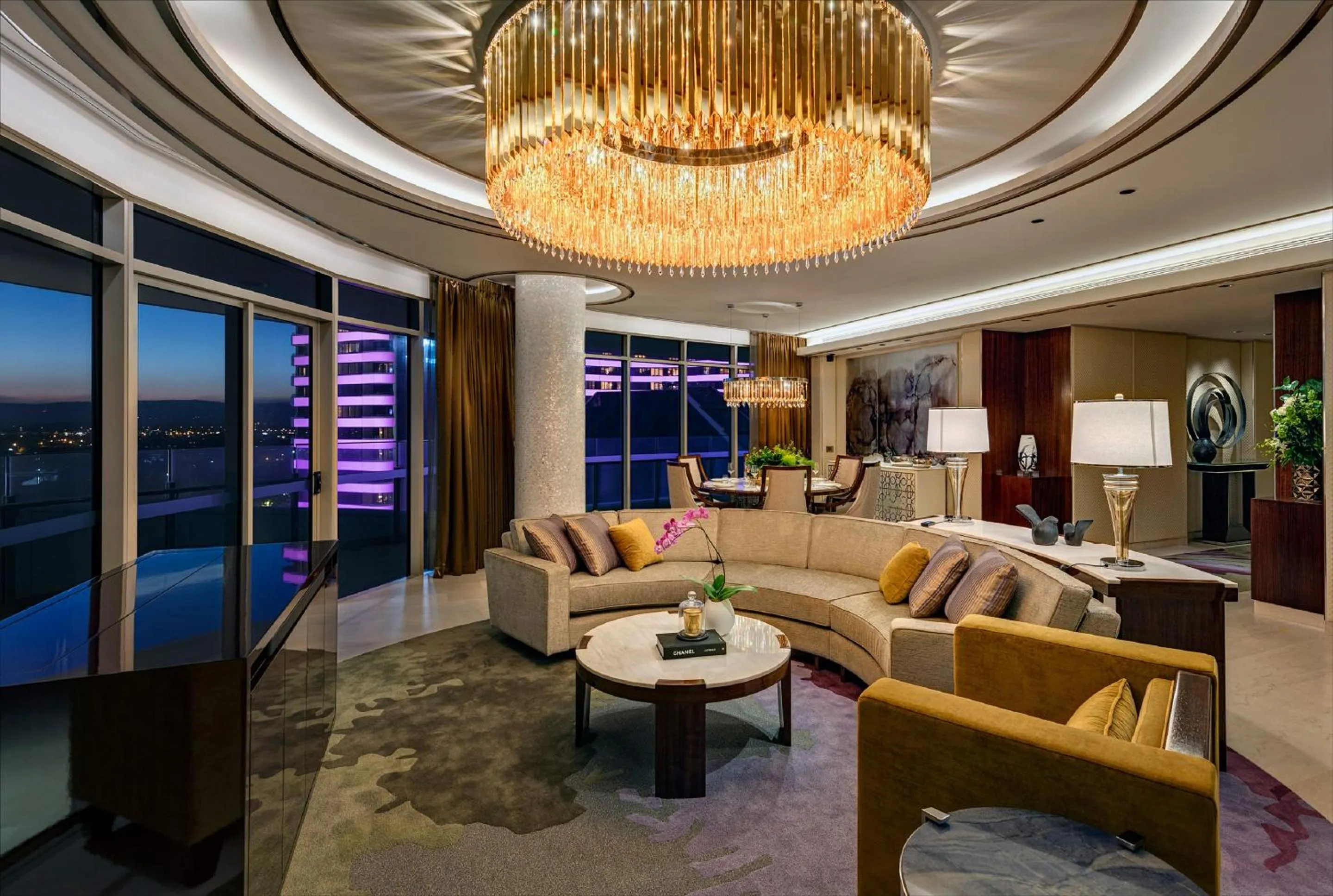 Living room in The Darling at The Star Gold Coast