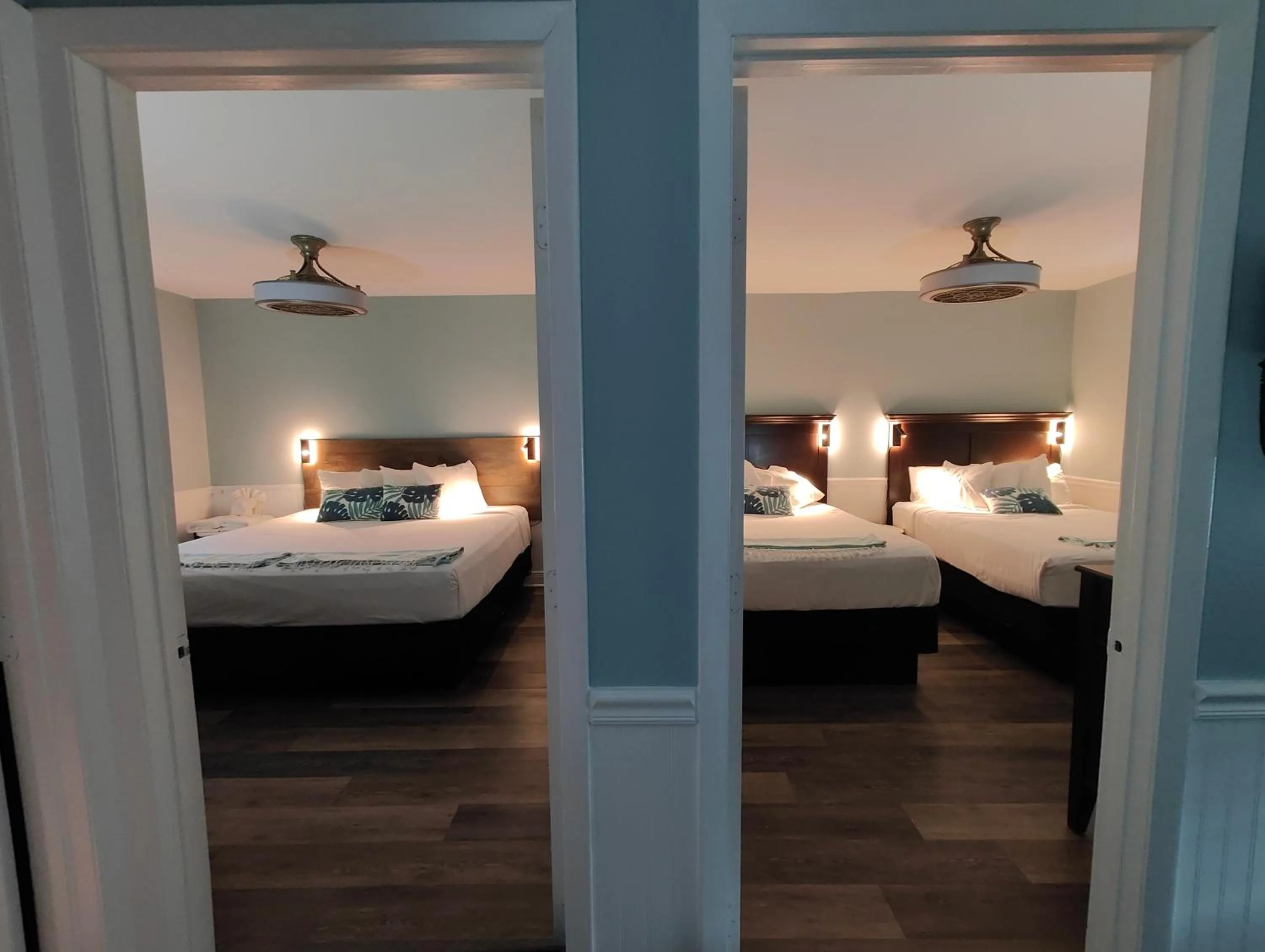 Bed in Tahitian Beach Resort