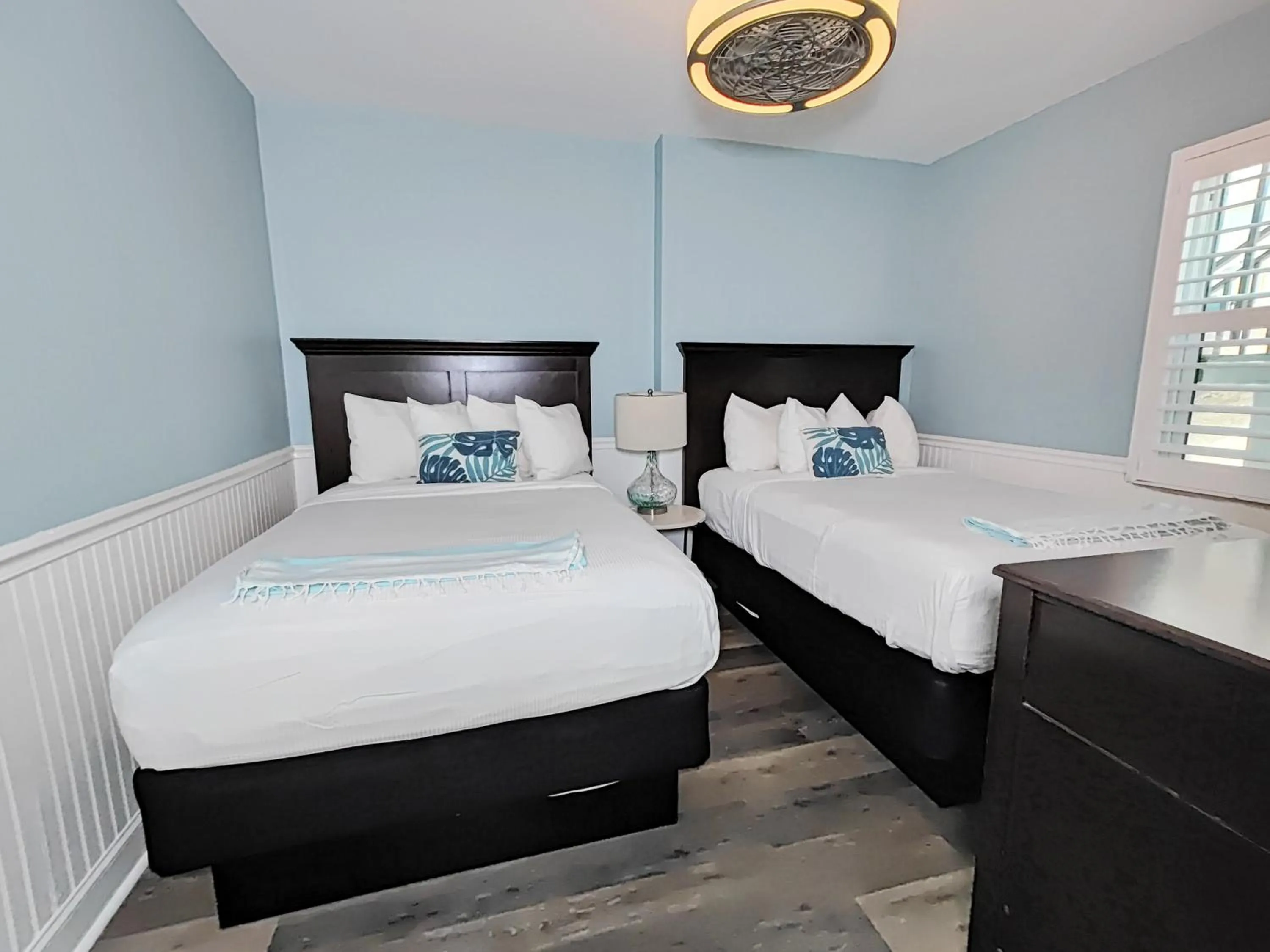 Bed in Tahitian Beach Resort