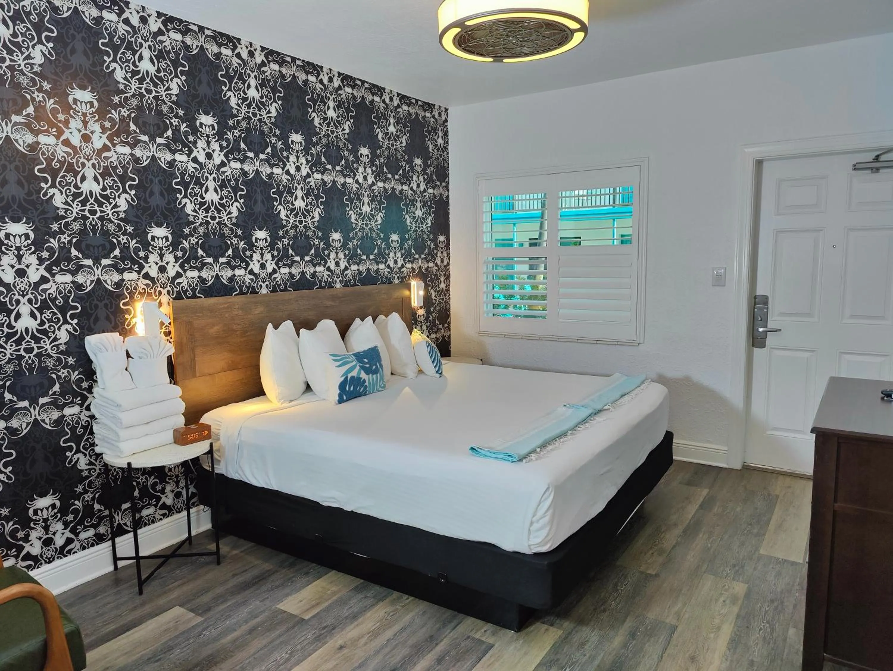 Bed in Tahitian Beach Resort