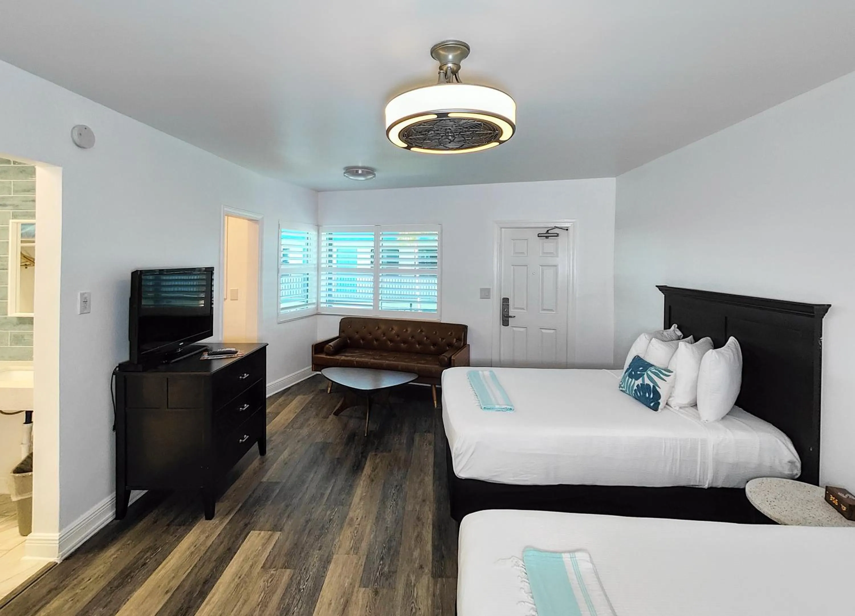 Bed in Tahitian Beach Resort