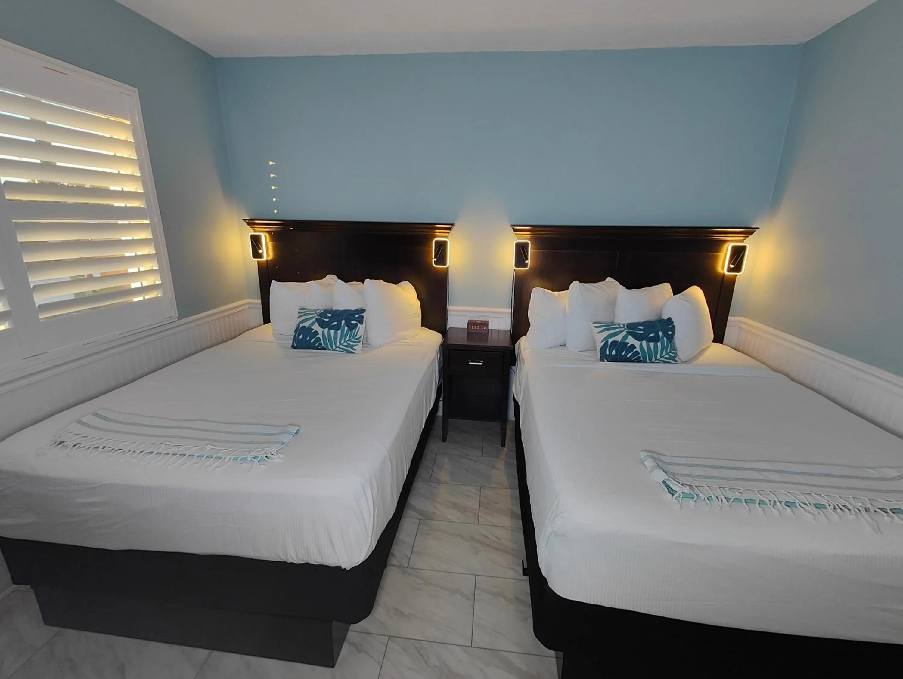 Bed in Tahitian Beach Resort