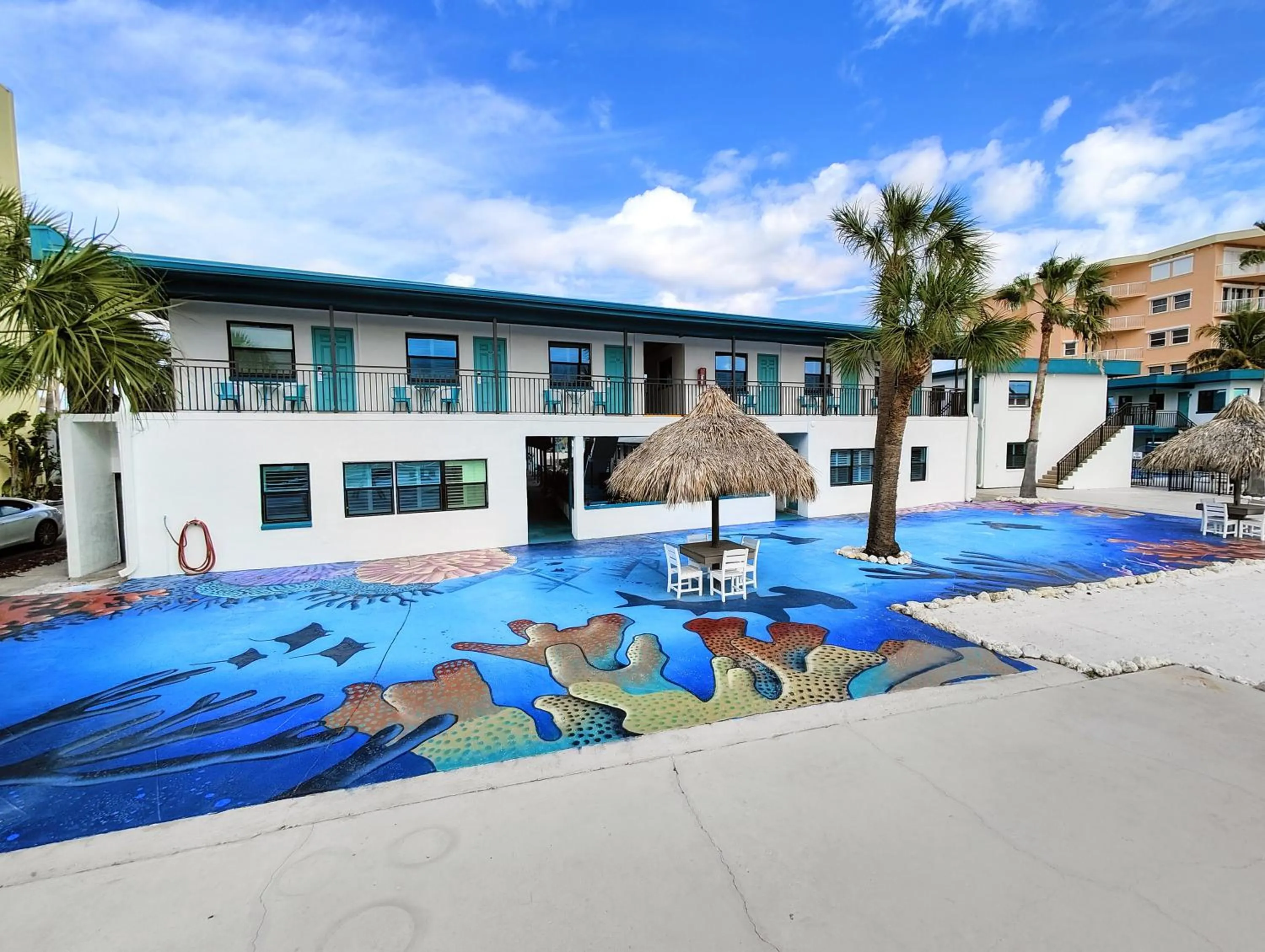 Day in Tahitian Beach Resort