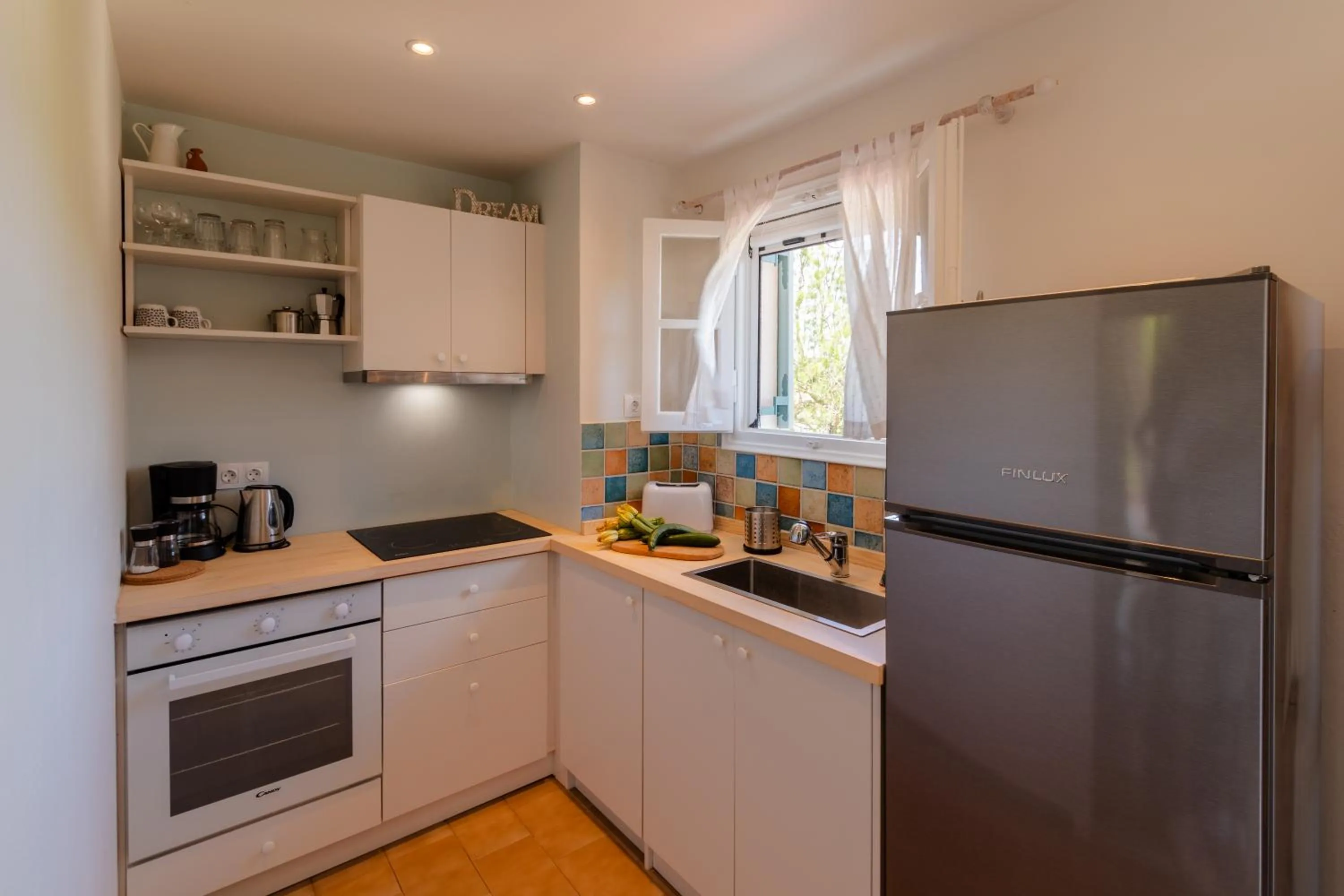 kitchen in Kapella Apartments