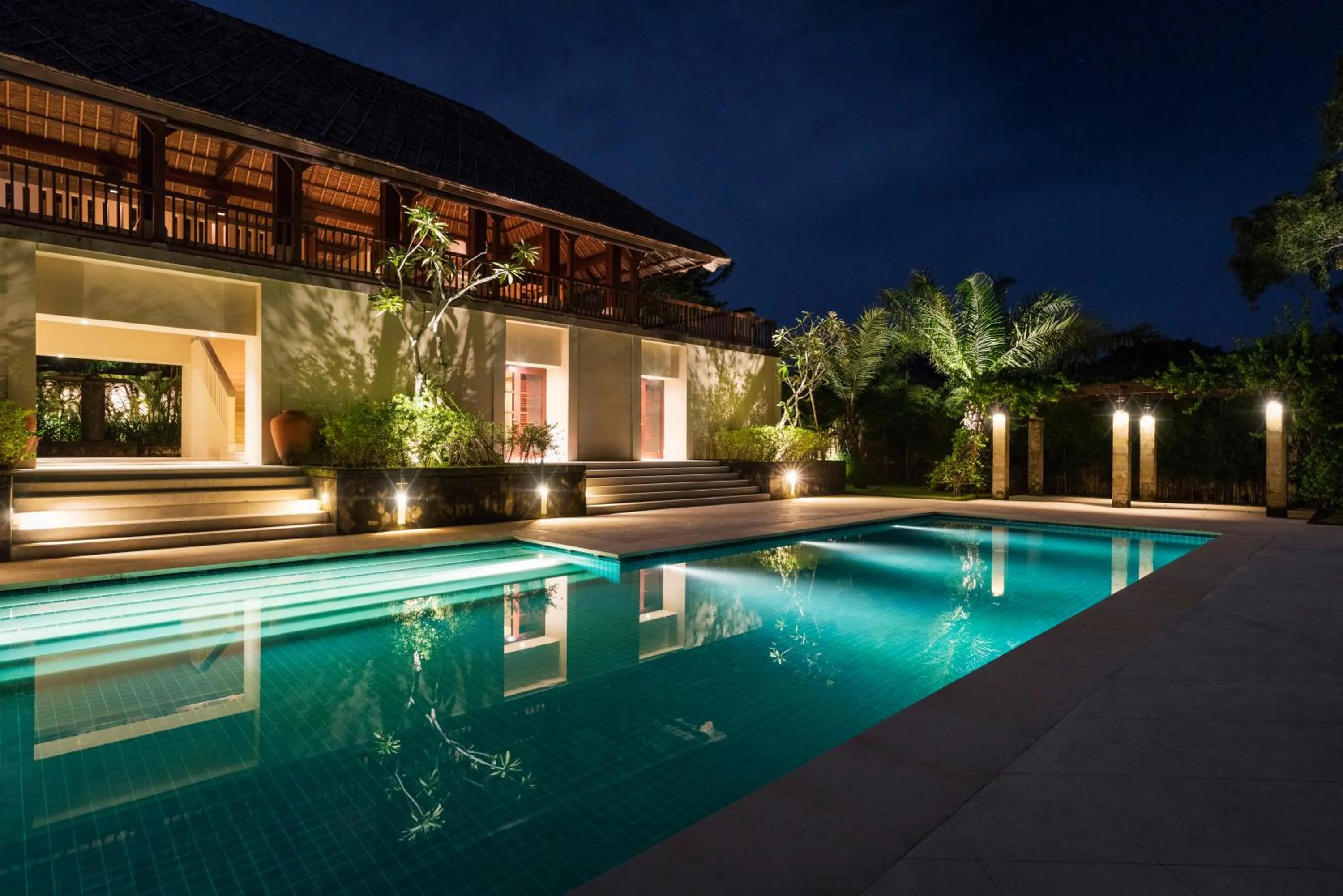 Pool view in REVĪVŌ Wellness Resort Nusa Dua Bali