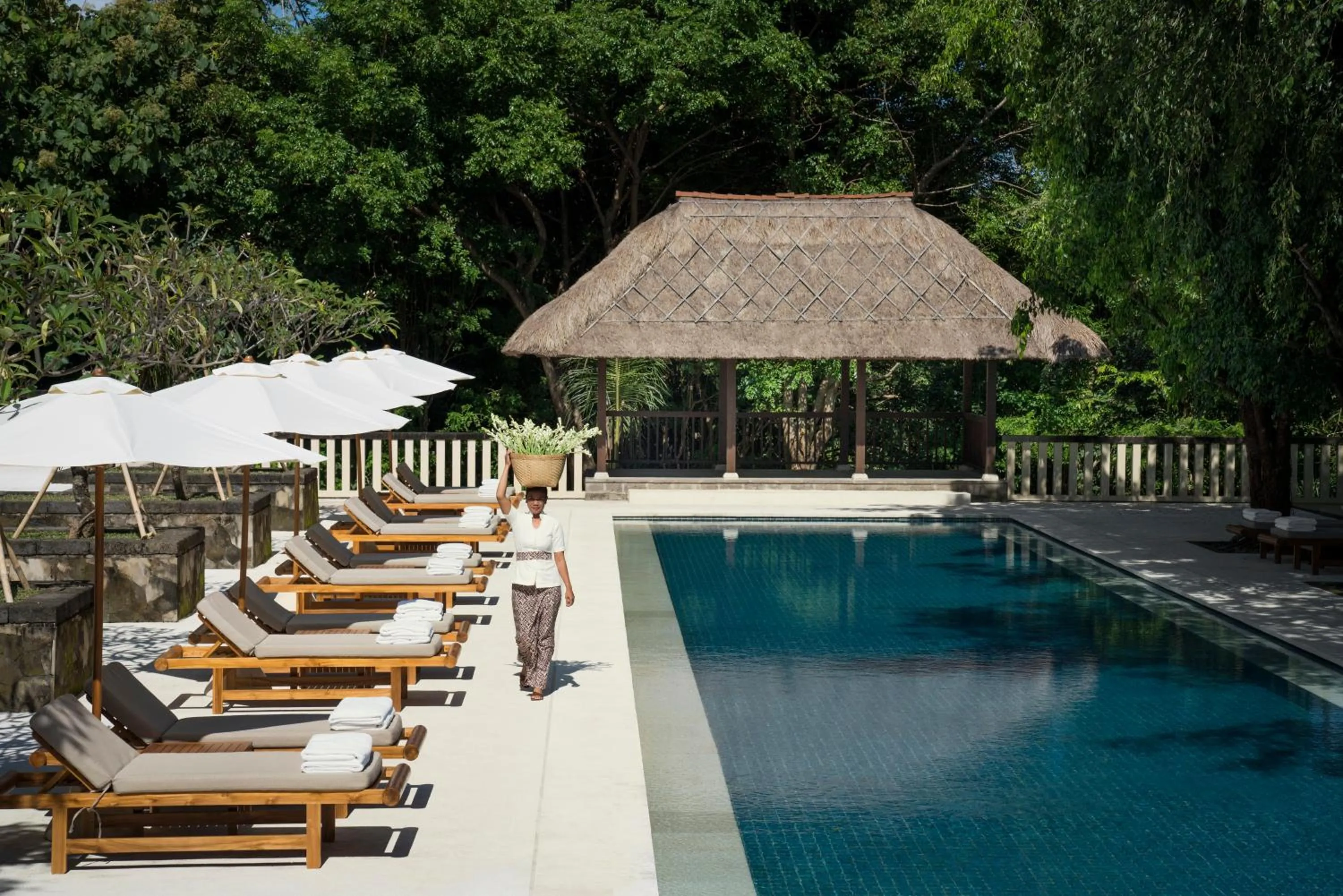 Swimming pool in REVĪVŌ Wellness Resort Nusa Dua Bali