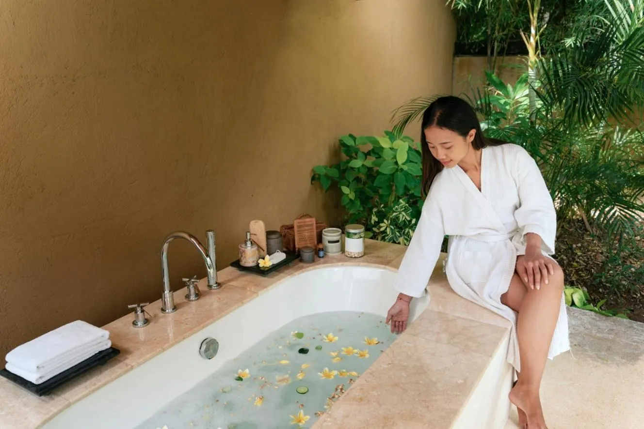 Bath in REVĪVŌ Wellness Resort Nusa Dua Bali