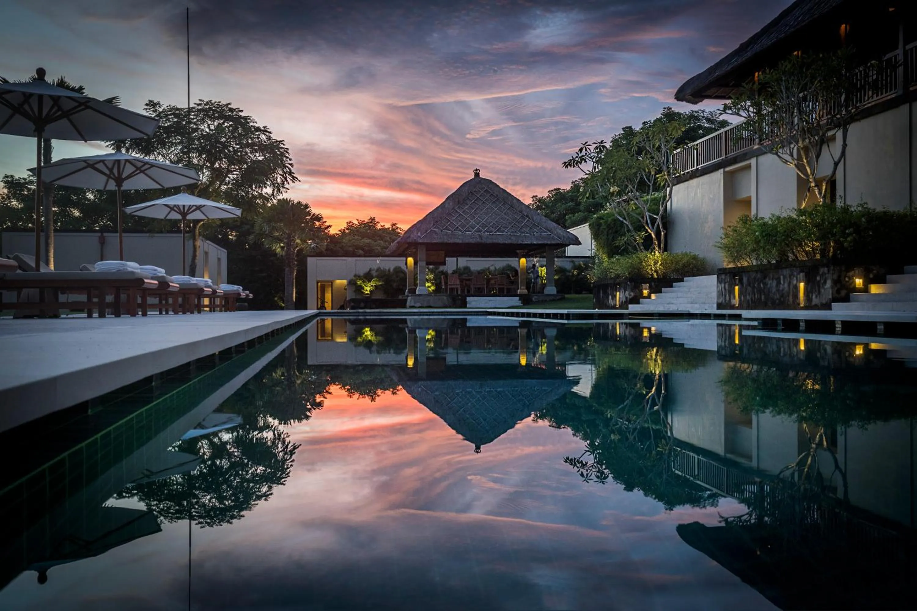 Swimming pool in REVĪVŌ Wellness Resort Nusa Dua Bali