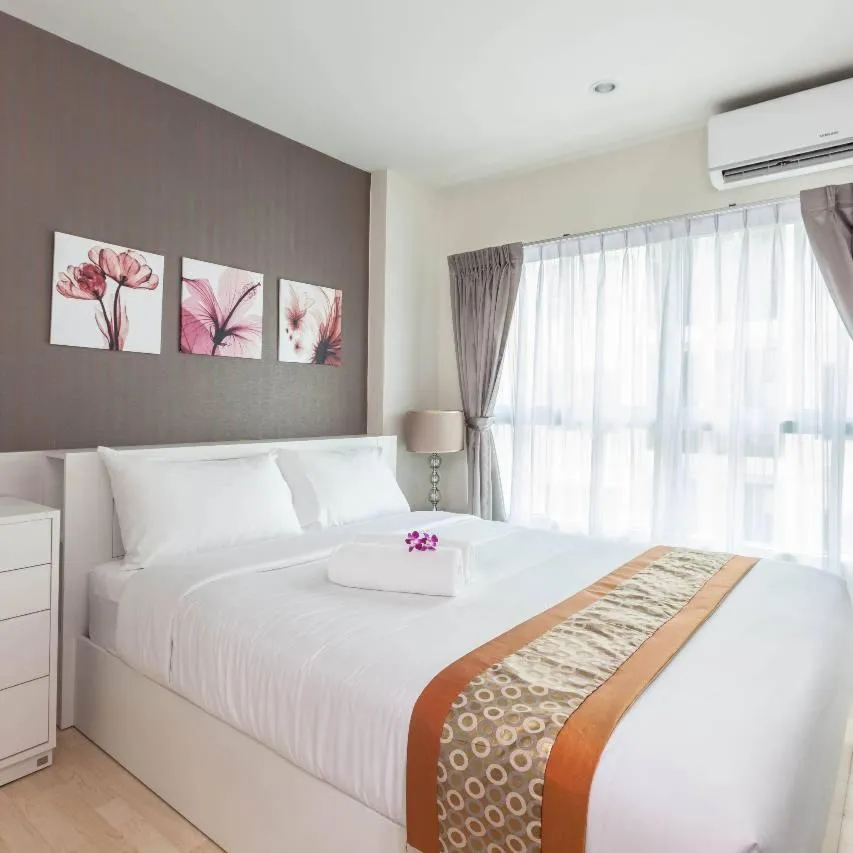 Bed in The Cube Residence Government Complex Laksi