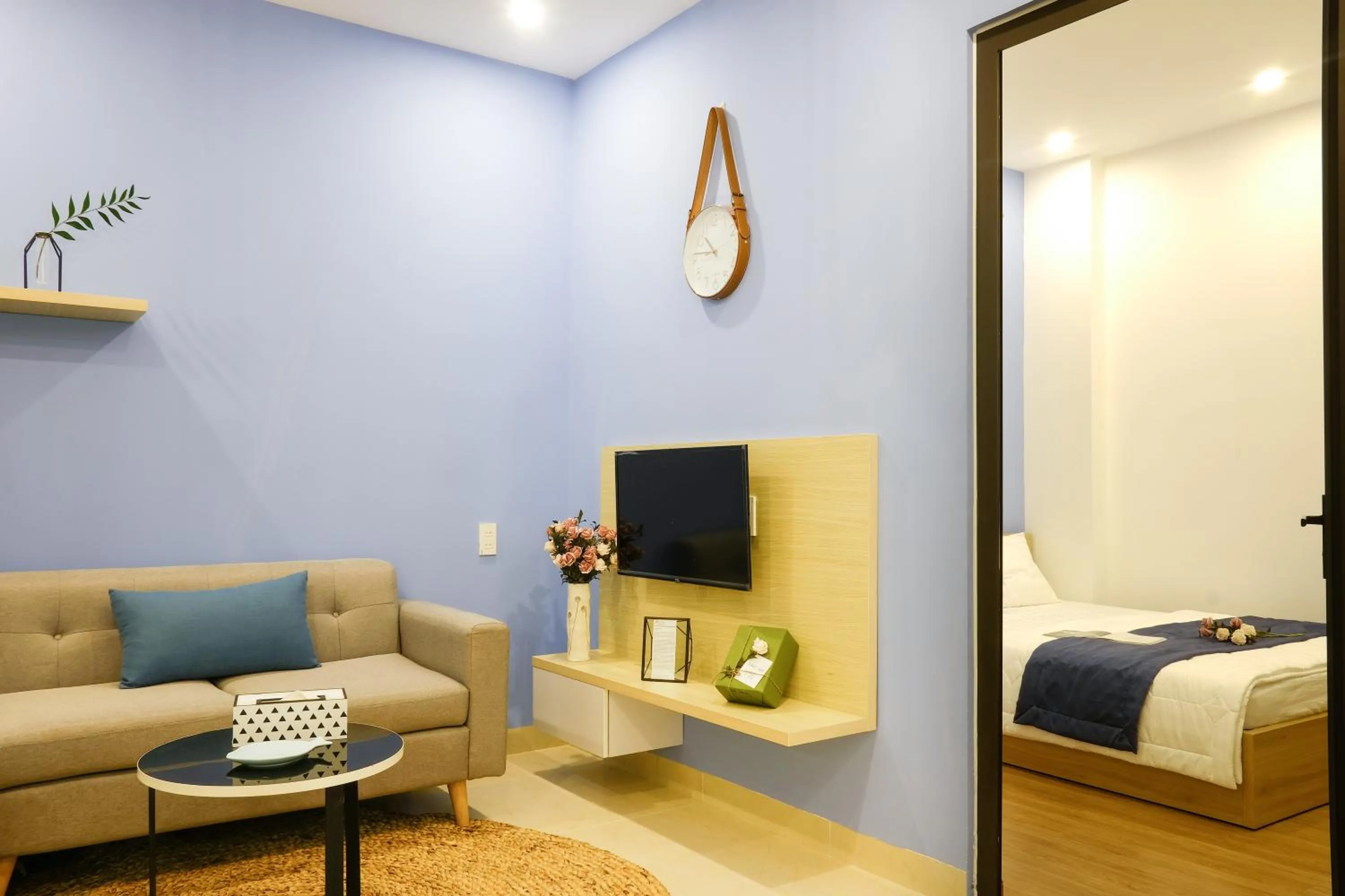 Living room in Phuong Tran Apartment and Hotel