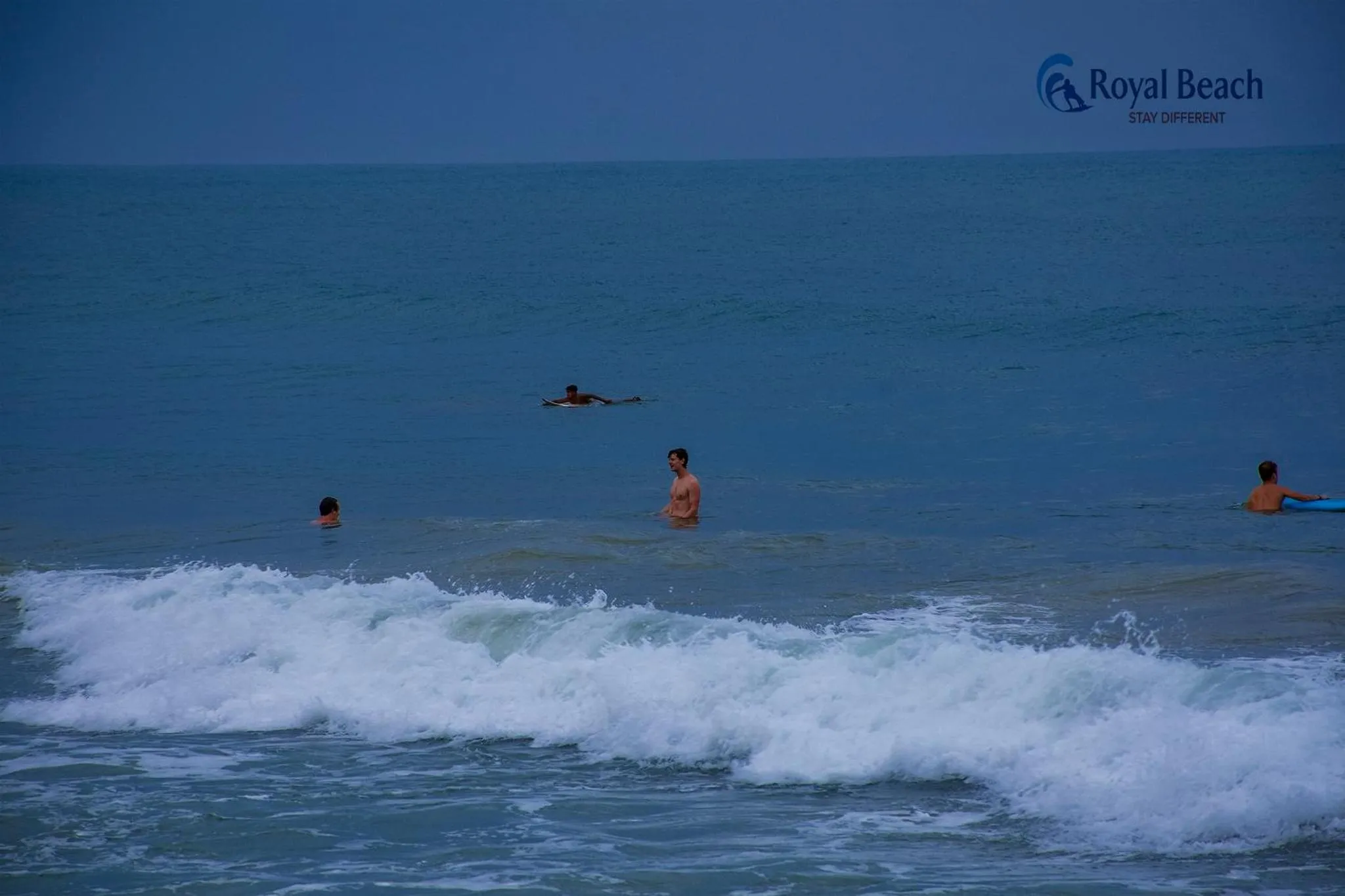 People in Royal Beach