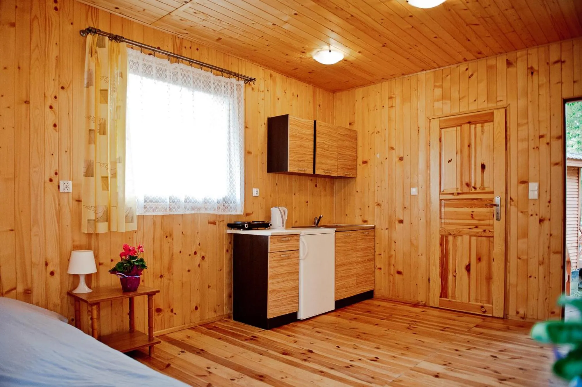 Kitchen or kitchenette in Ośrodek Wypoczynkowy Cubex