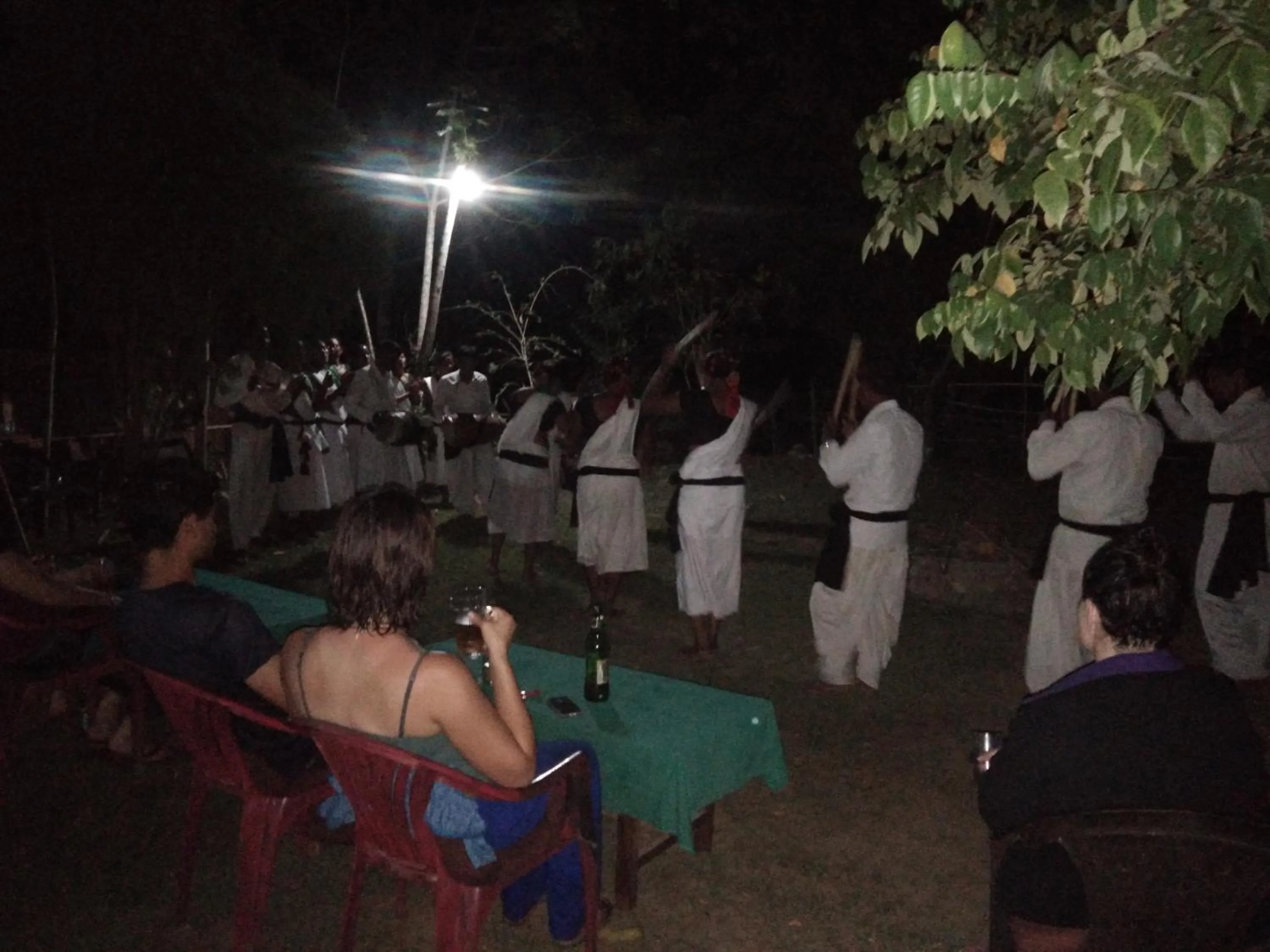 Evening entertainment in Chital lodge