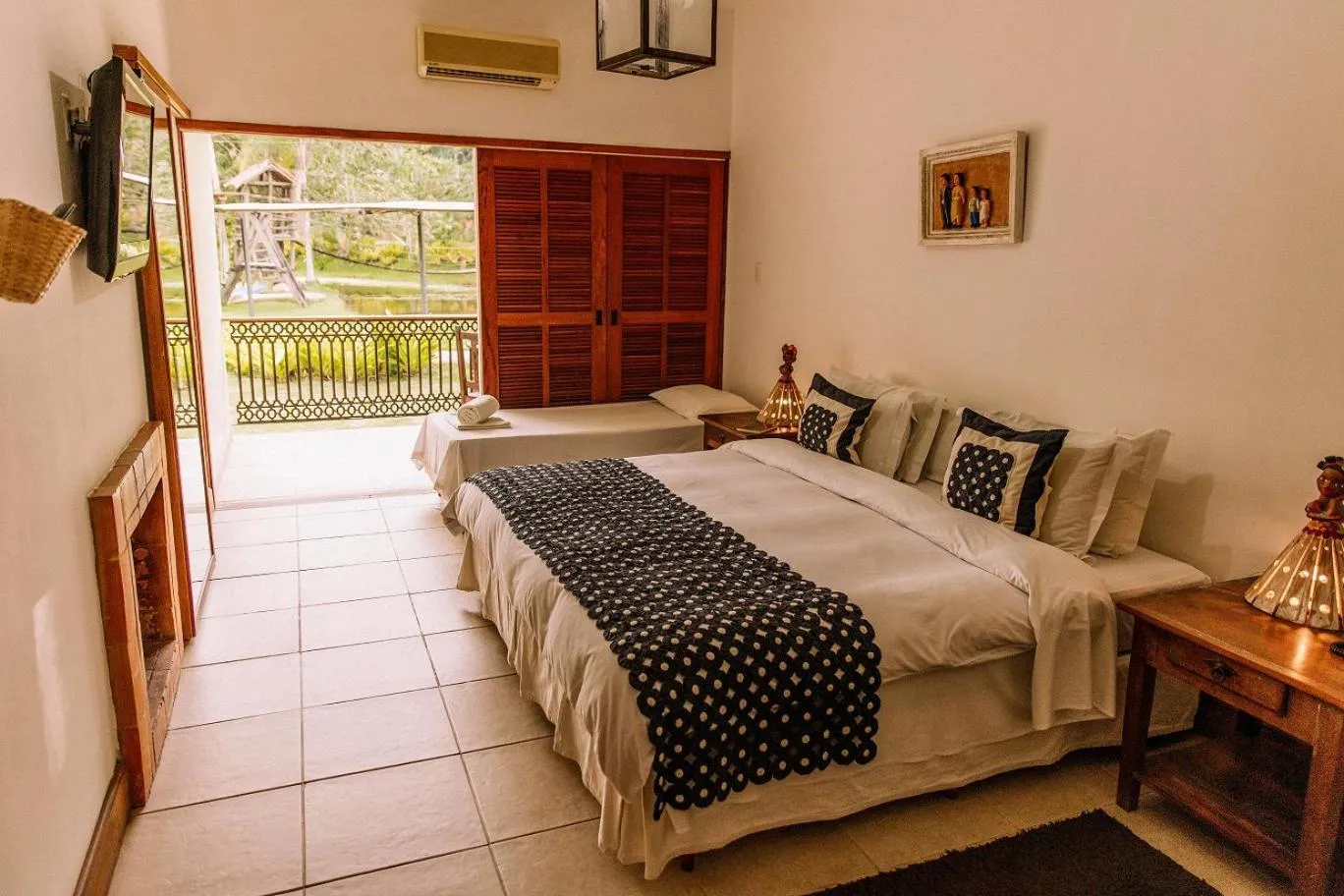 Bed in Resort Fazenda 3 Pinheiros