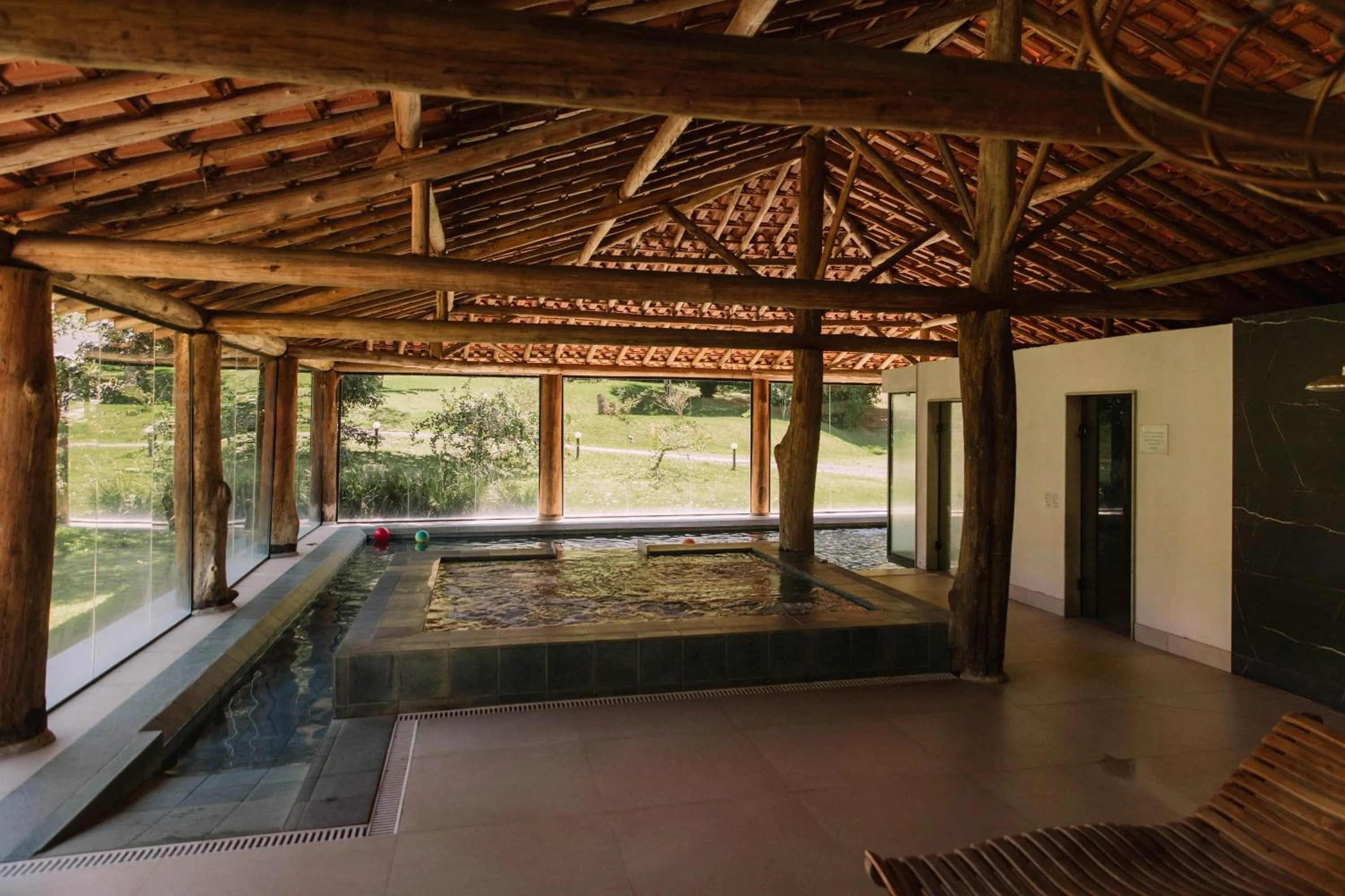 Pool view in Resort Fazenda 3 Pinheiros