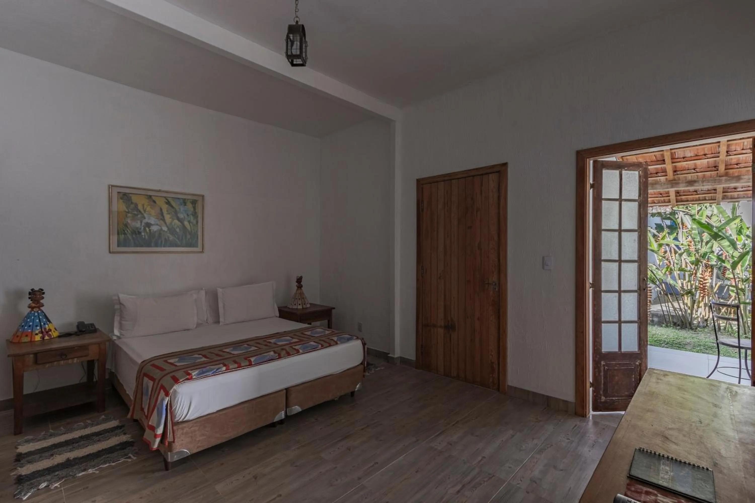 Patio, Bed in Resort Fazenda 3 Pinheiros